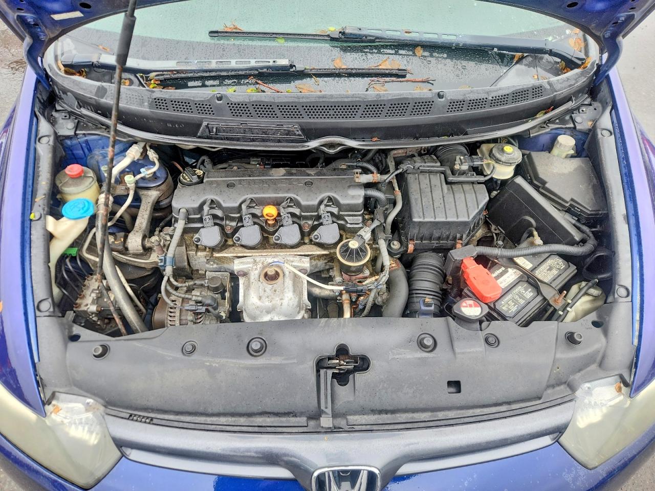2008 Honda Civic Lx Blue vin: 2HGFG11658H573225