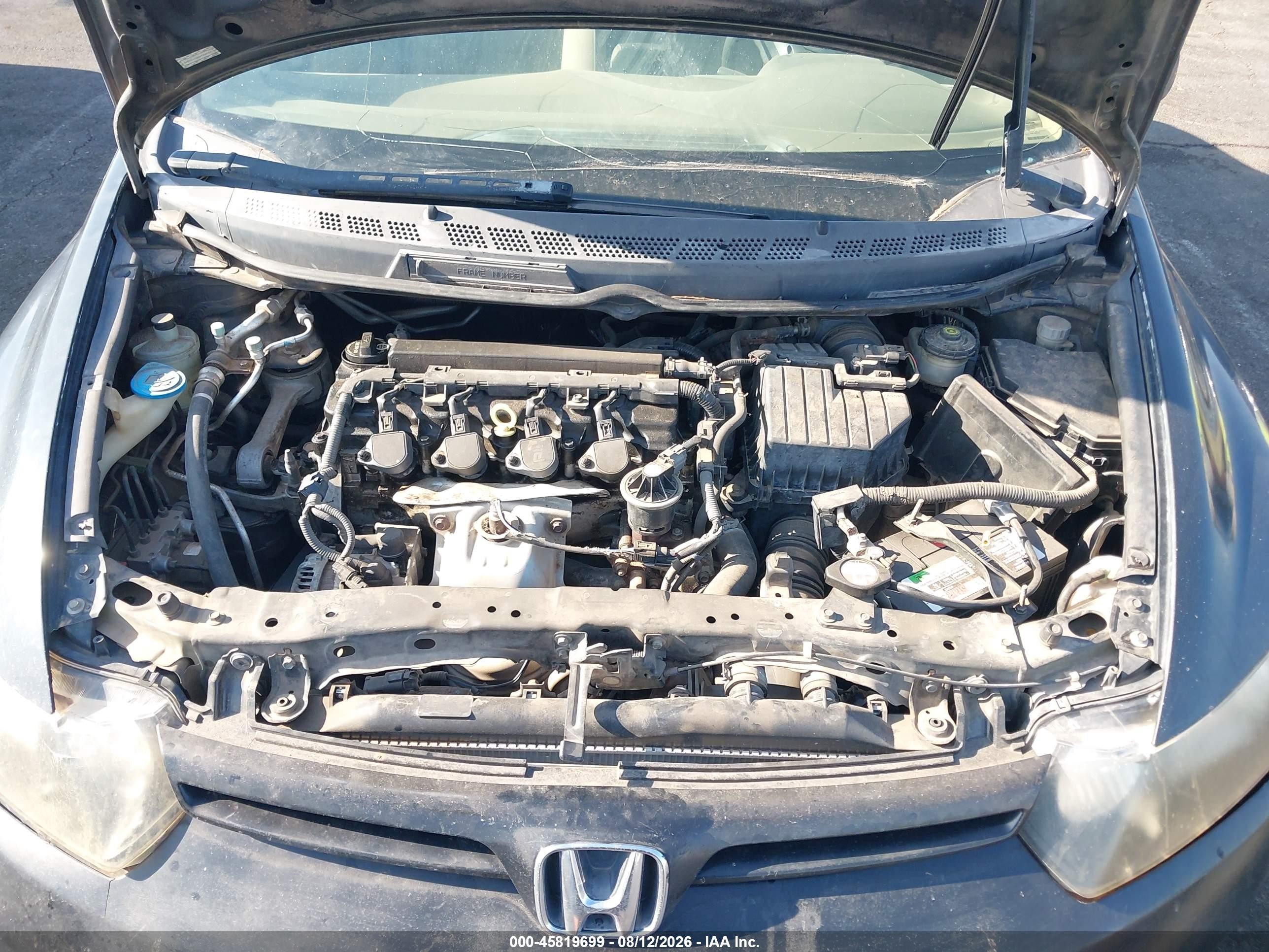2006 Honda Civic Lx Black vin: 2HGFG11666H556947