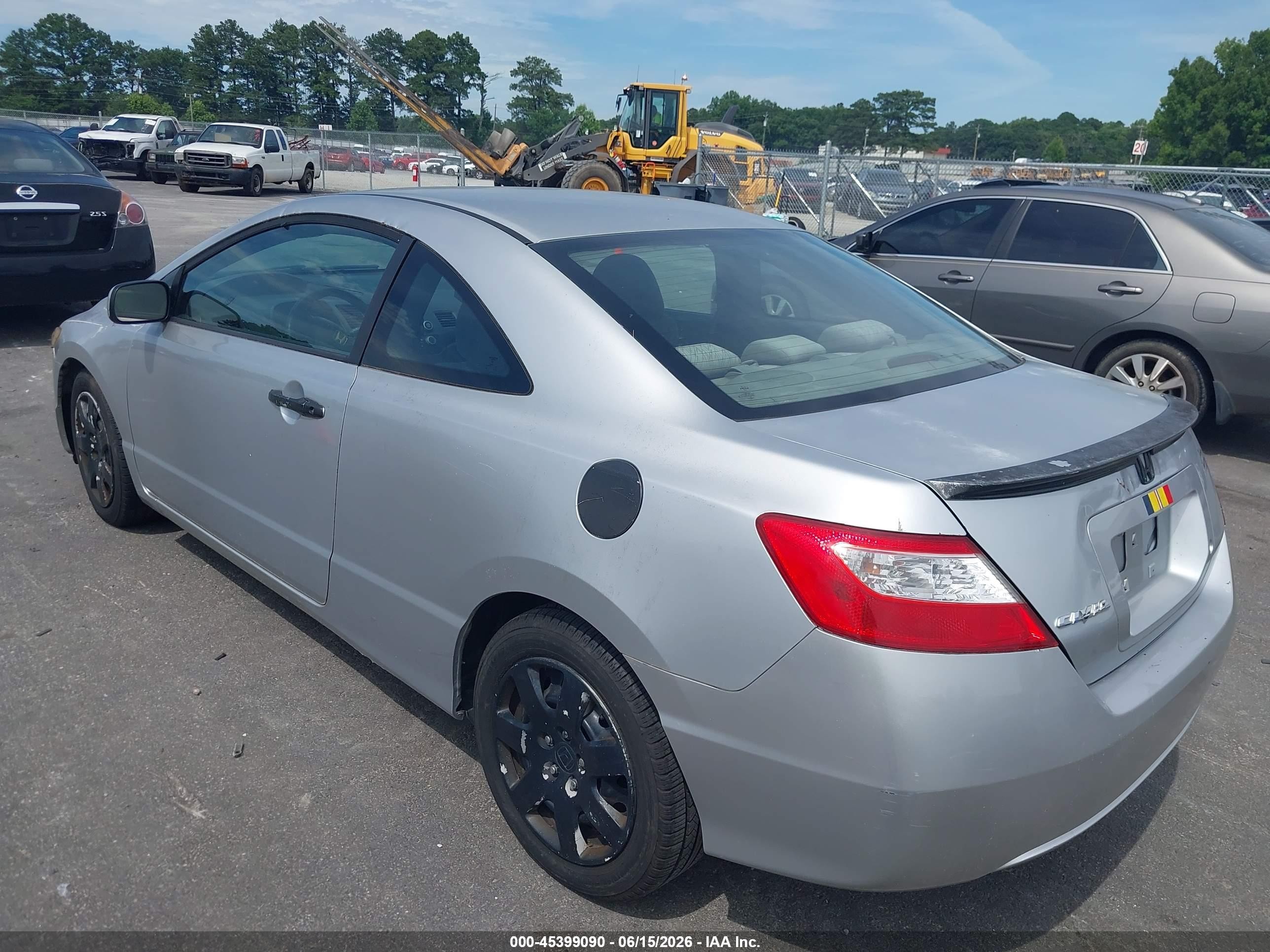 2008 Honda Civic Lx Silver vin: 2HGFG11668H518234
