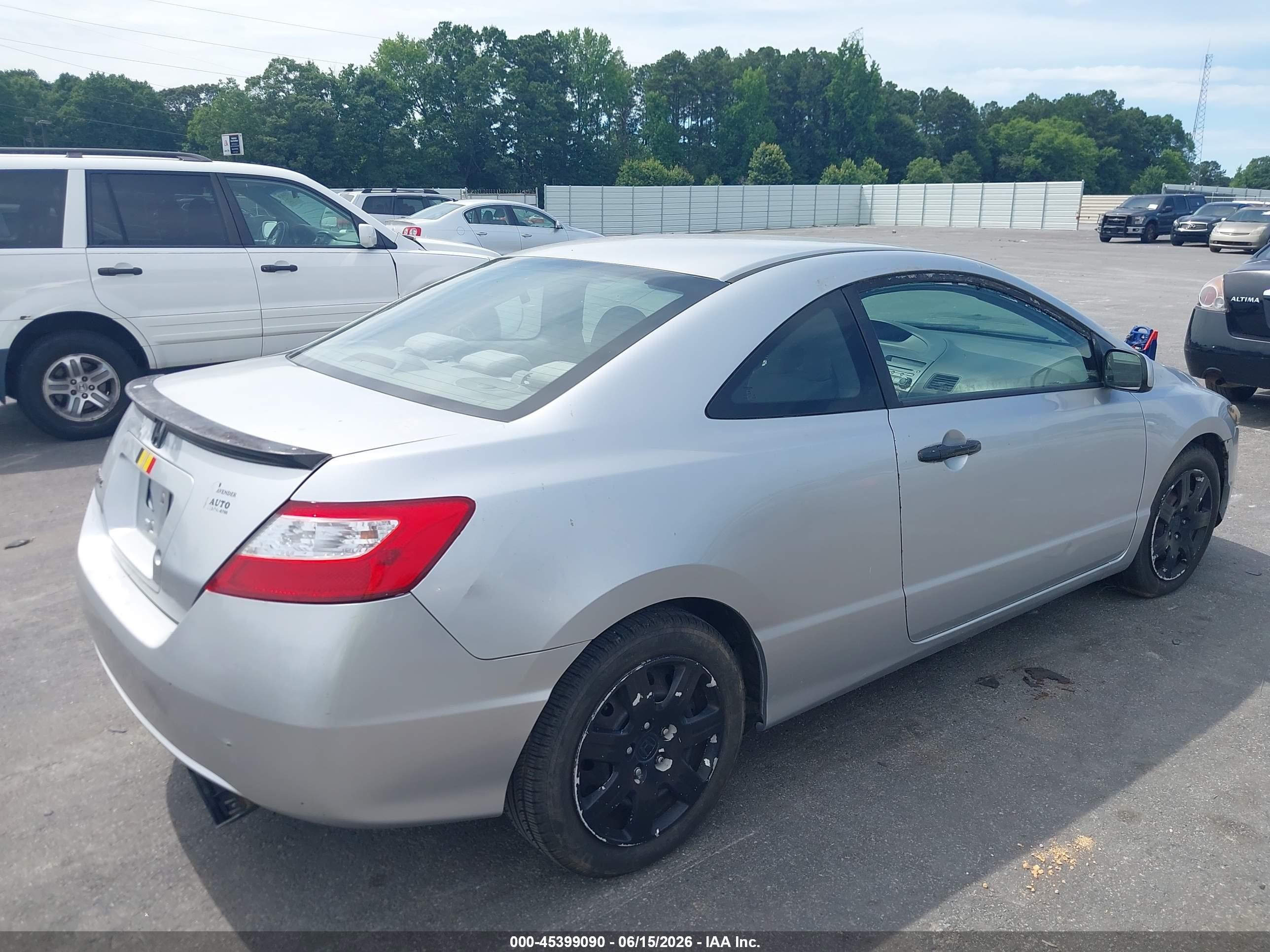 2008 Honda Civic Lx Silver vin: 2HGFG11668H518234