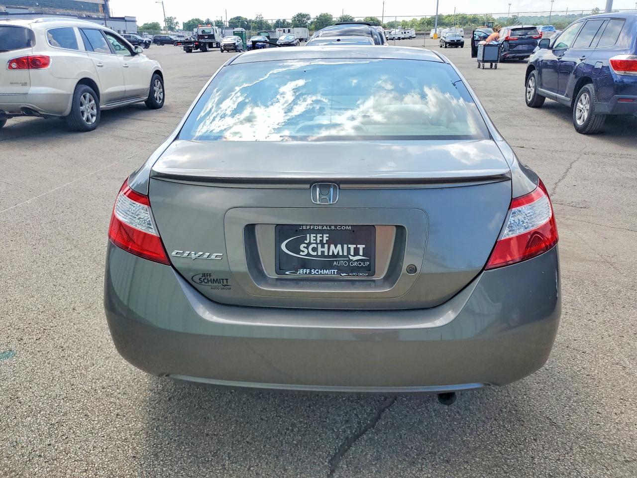 2007 Honda Civic Lx Gray vin: 2HGFG11677H500663
