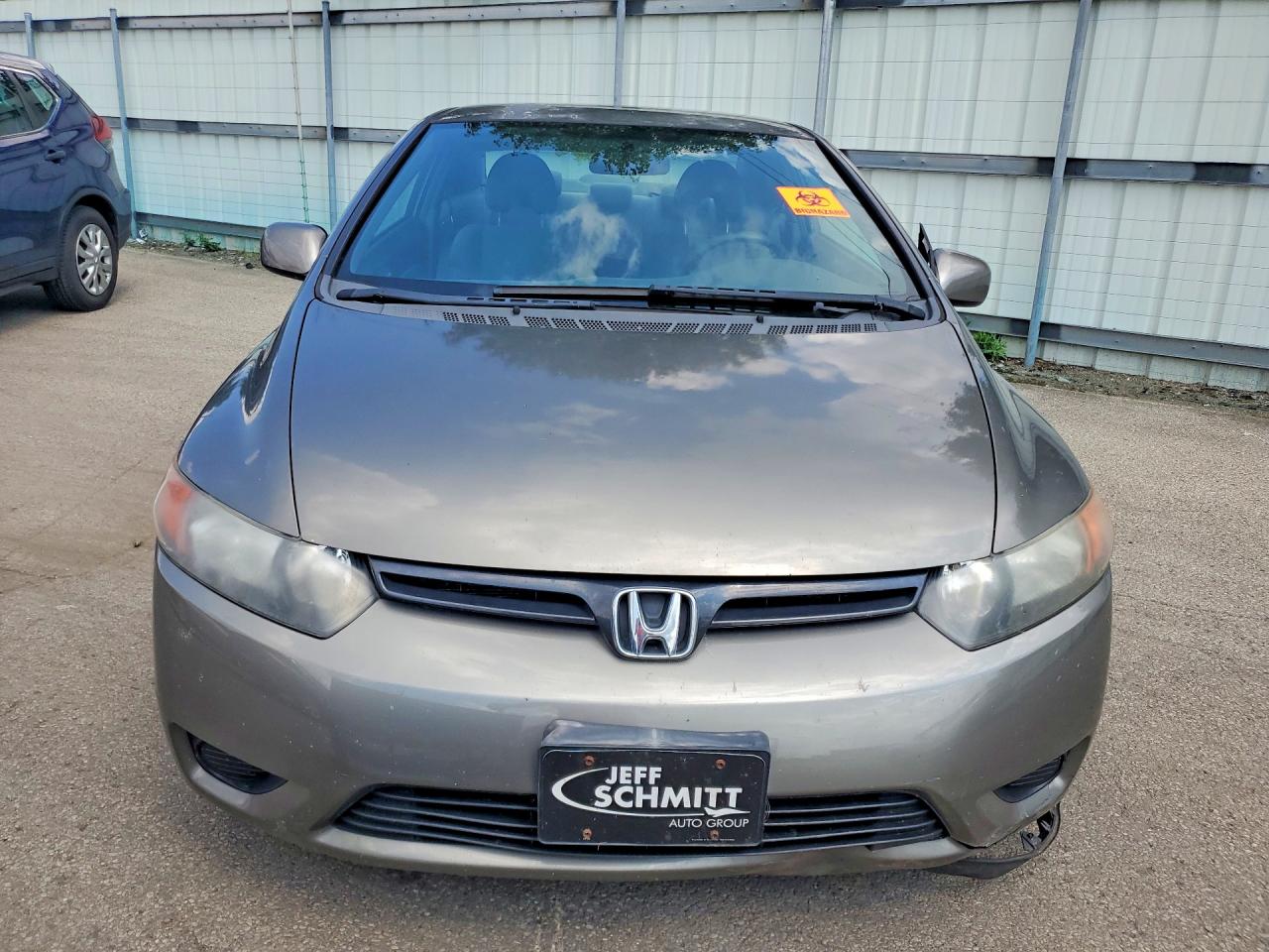 2007 Honda Civic Lx Gray vin: 2HGFG11677H500663