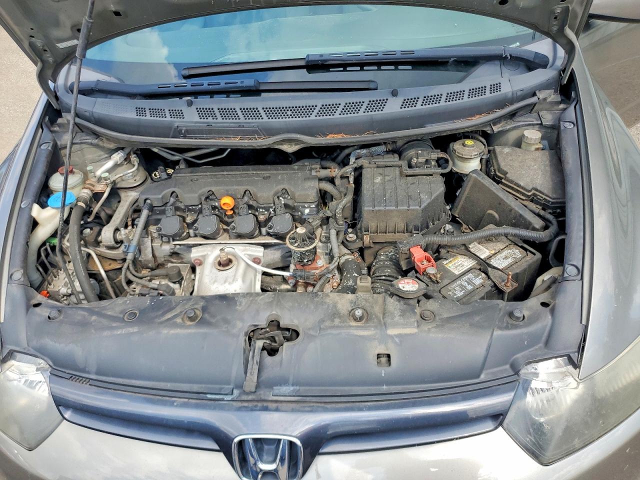 2007 Honda Civic Lx Gray vin: 2HGFG11677H500663