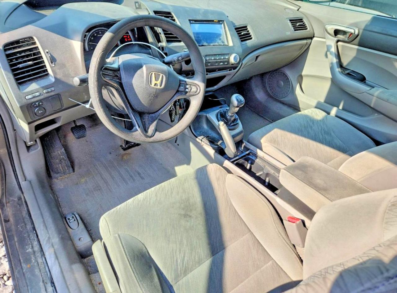 2007 Honda Civic Lx Gray vin: 2HGFG11677H515938