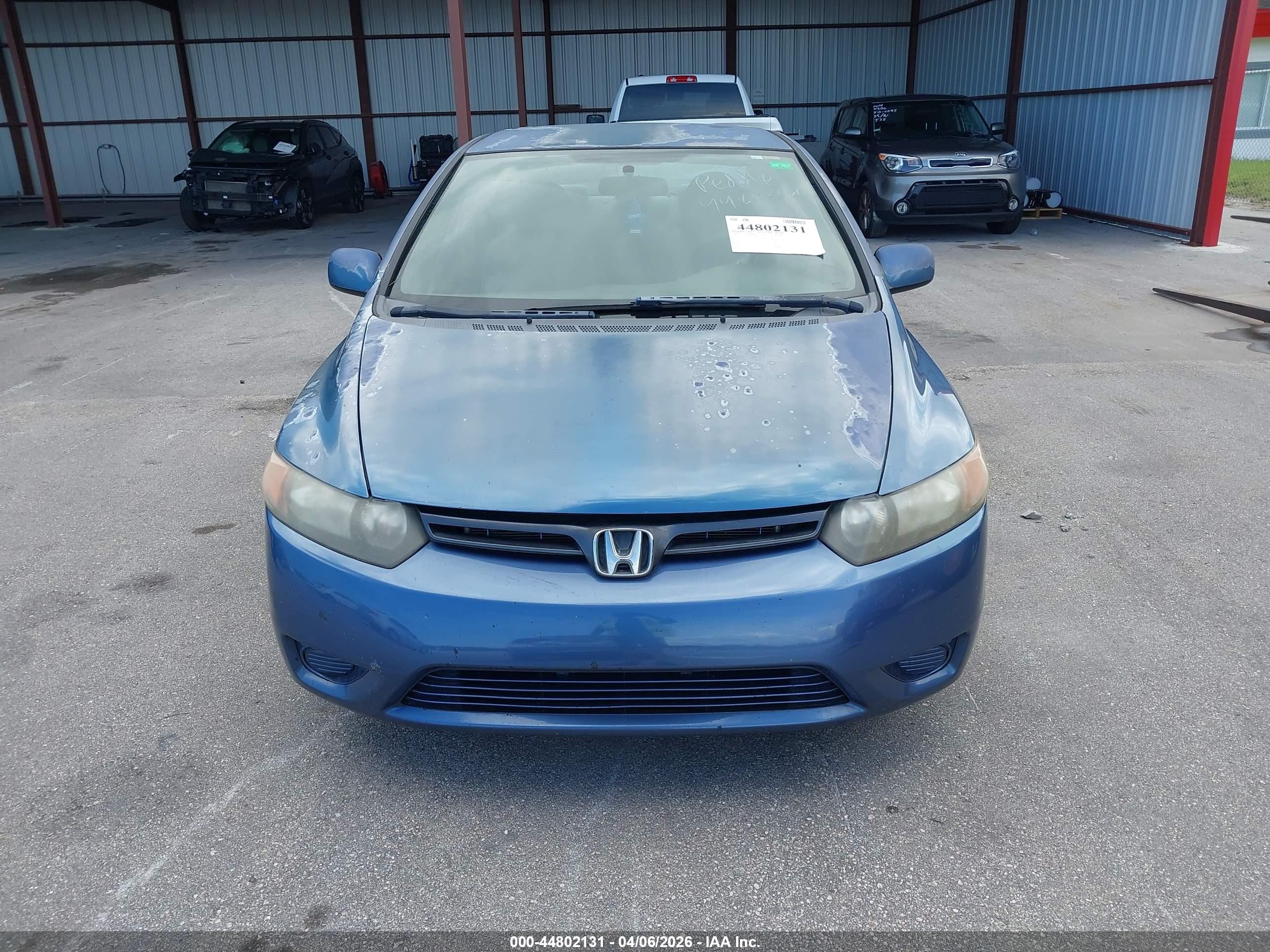 2008 Honda Civic Lx Blue vin: 2HGFG11678H511048