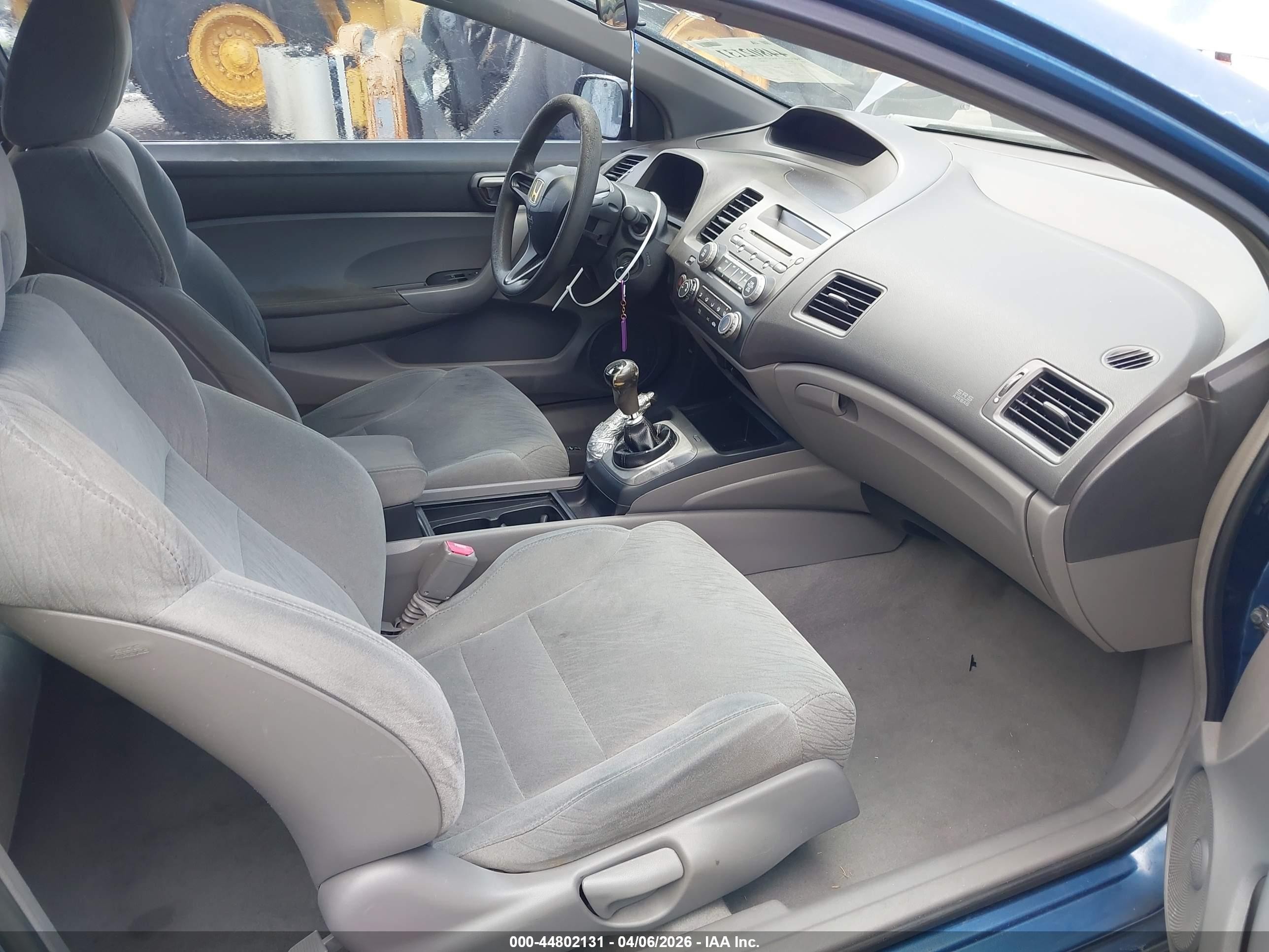 2008 Honda Civic Lx Blue vin: 2HGFG11678H511048