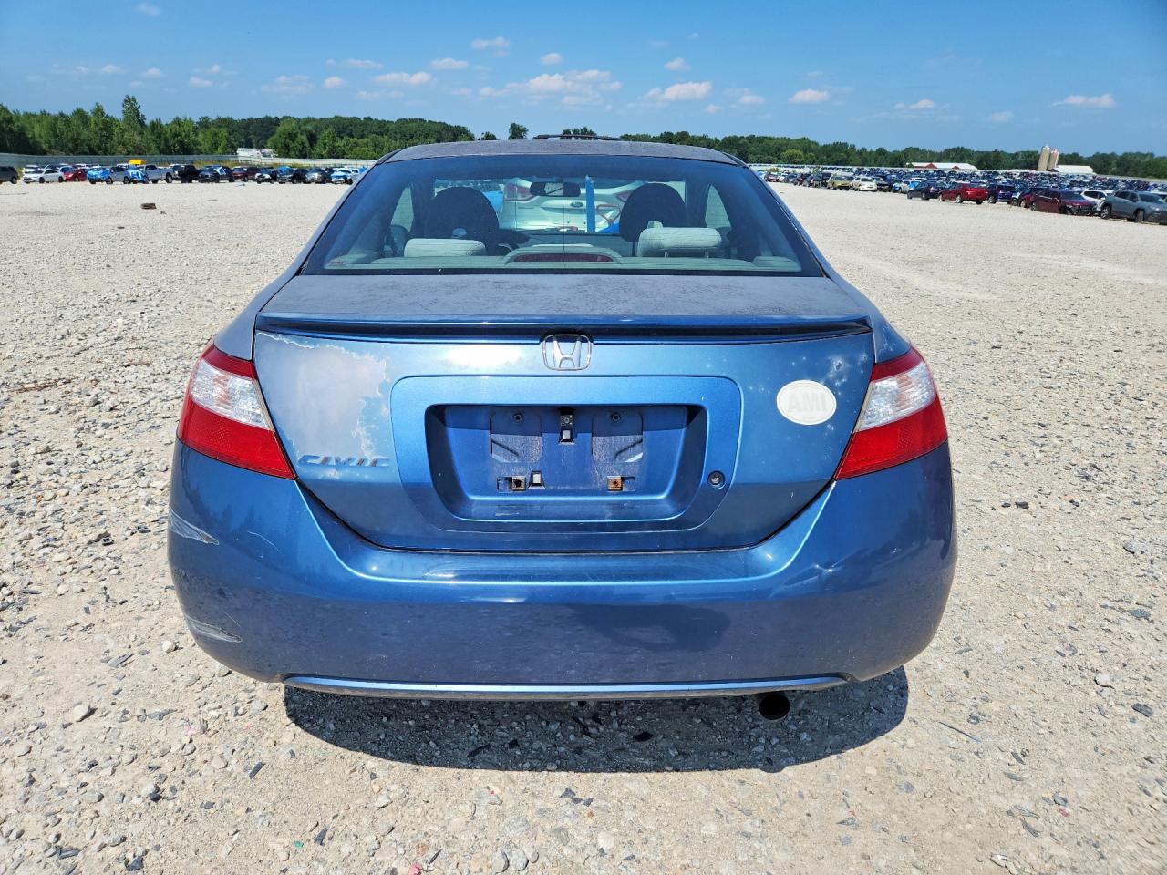 2007 Honda Civic Lx Синий vin: 2HGFG11687H509534