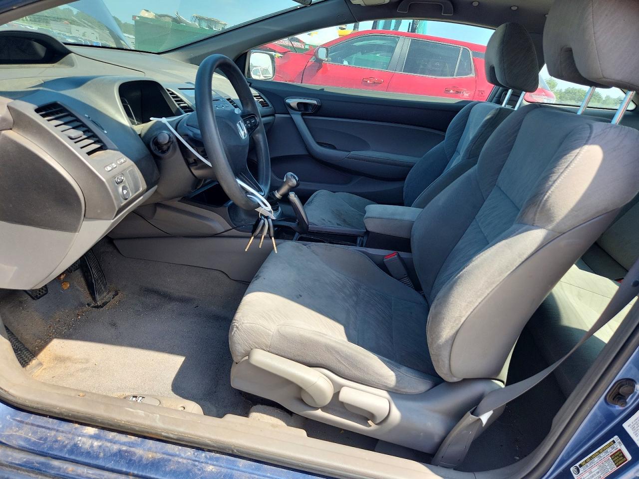 2007 Honda Civic Lx Синий vin: 2HGFG11687H509534