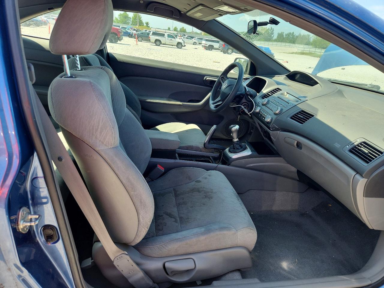 2007 Honda Civic Lx Синий vin: 2HGFG11687H509534