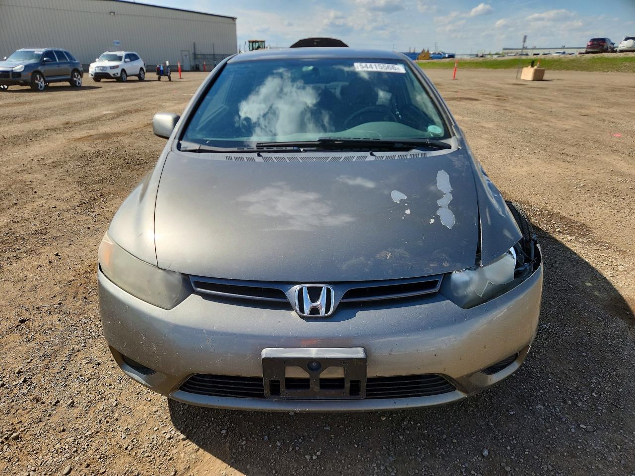 2006 Honda Civic Lx Gray vin: 2HGFG11696H000017