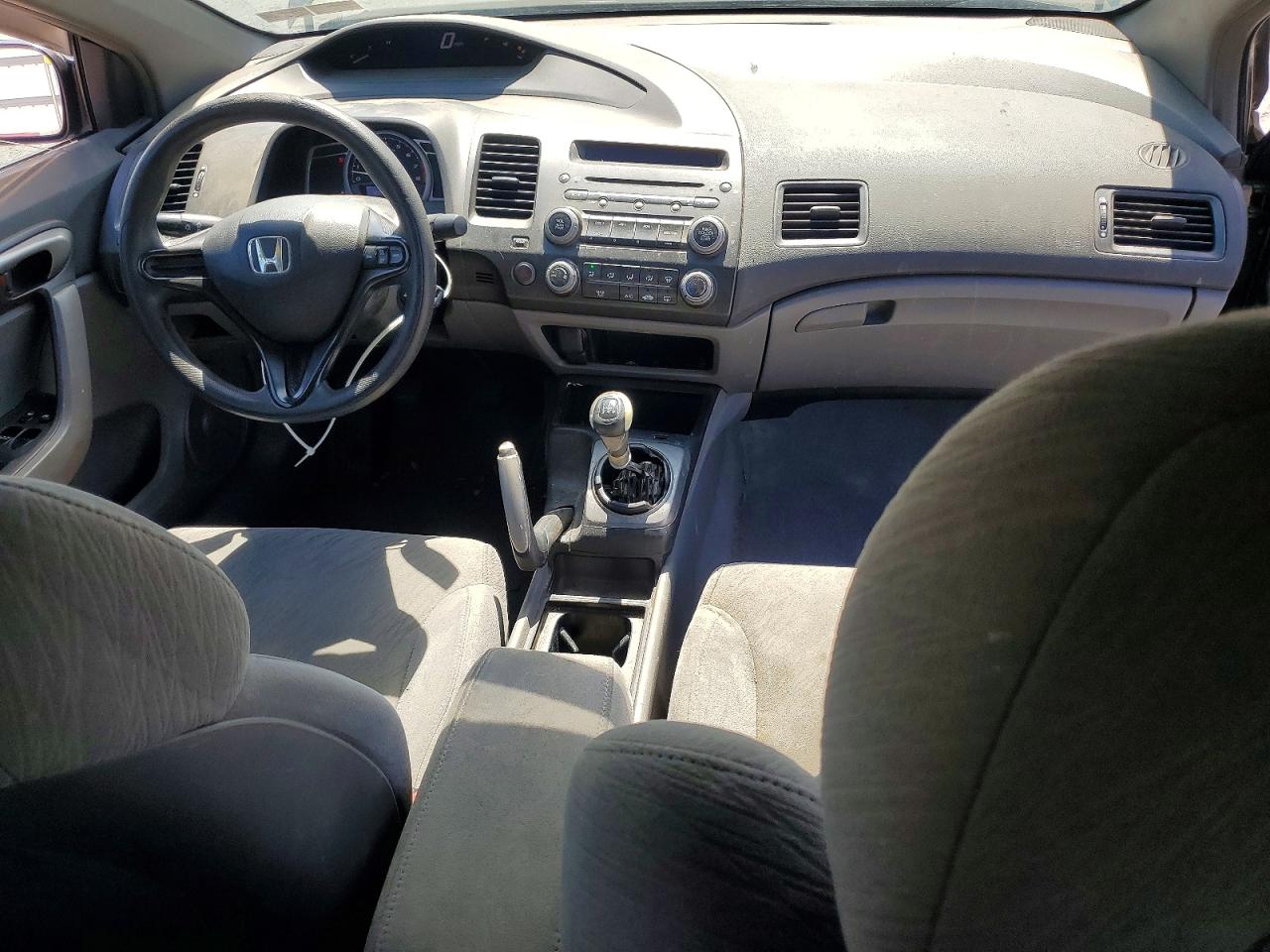 2007 Honda Civic Lx Gray vin: 2HGFG11697H566860