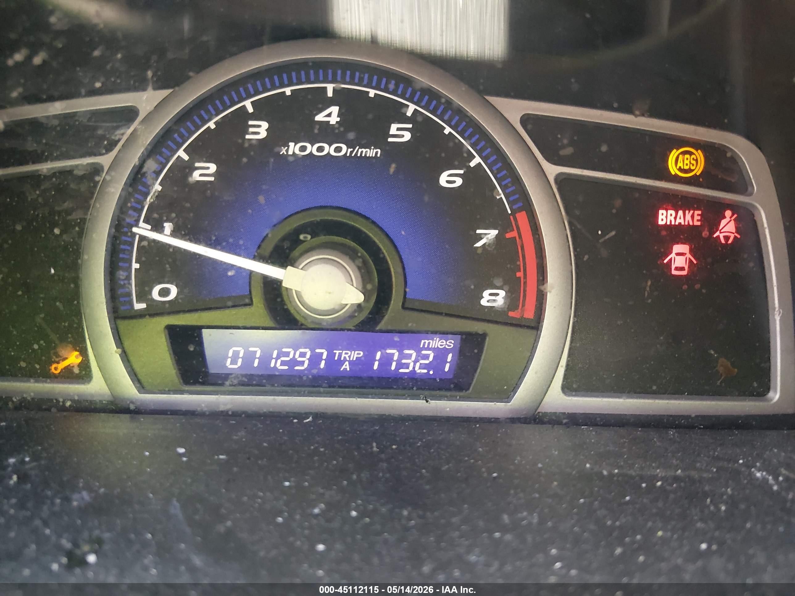 2007 Honda Civic Lx Gray vin: 2HGFG116X7H566835
