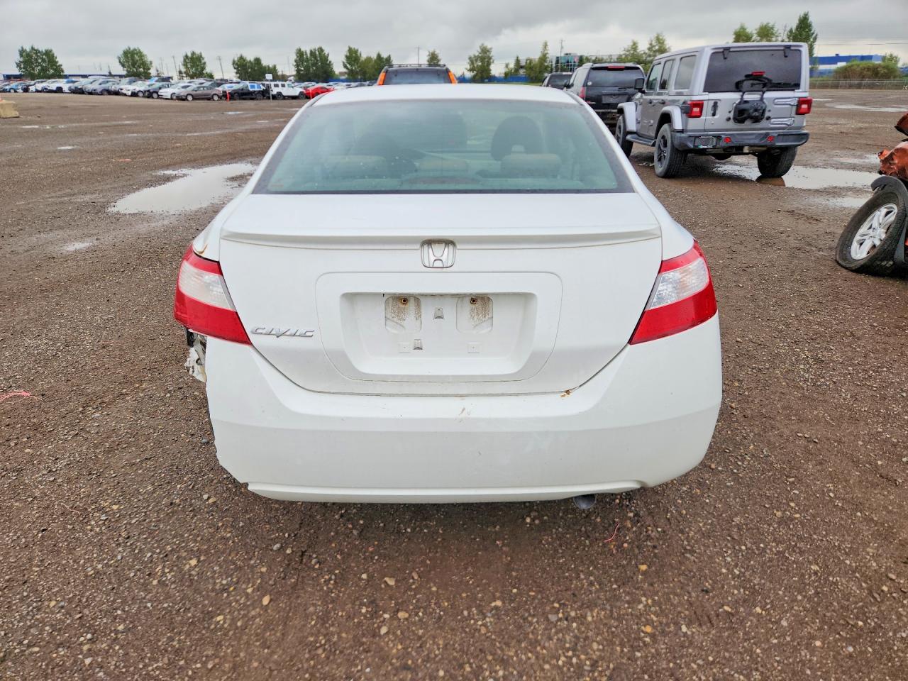 2008 Honda Civic Lx White vin: 2HGFG116X8H014236