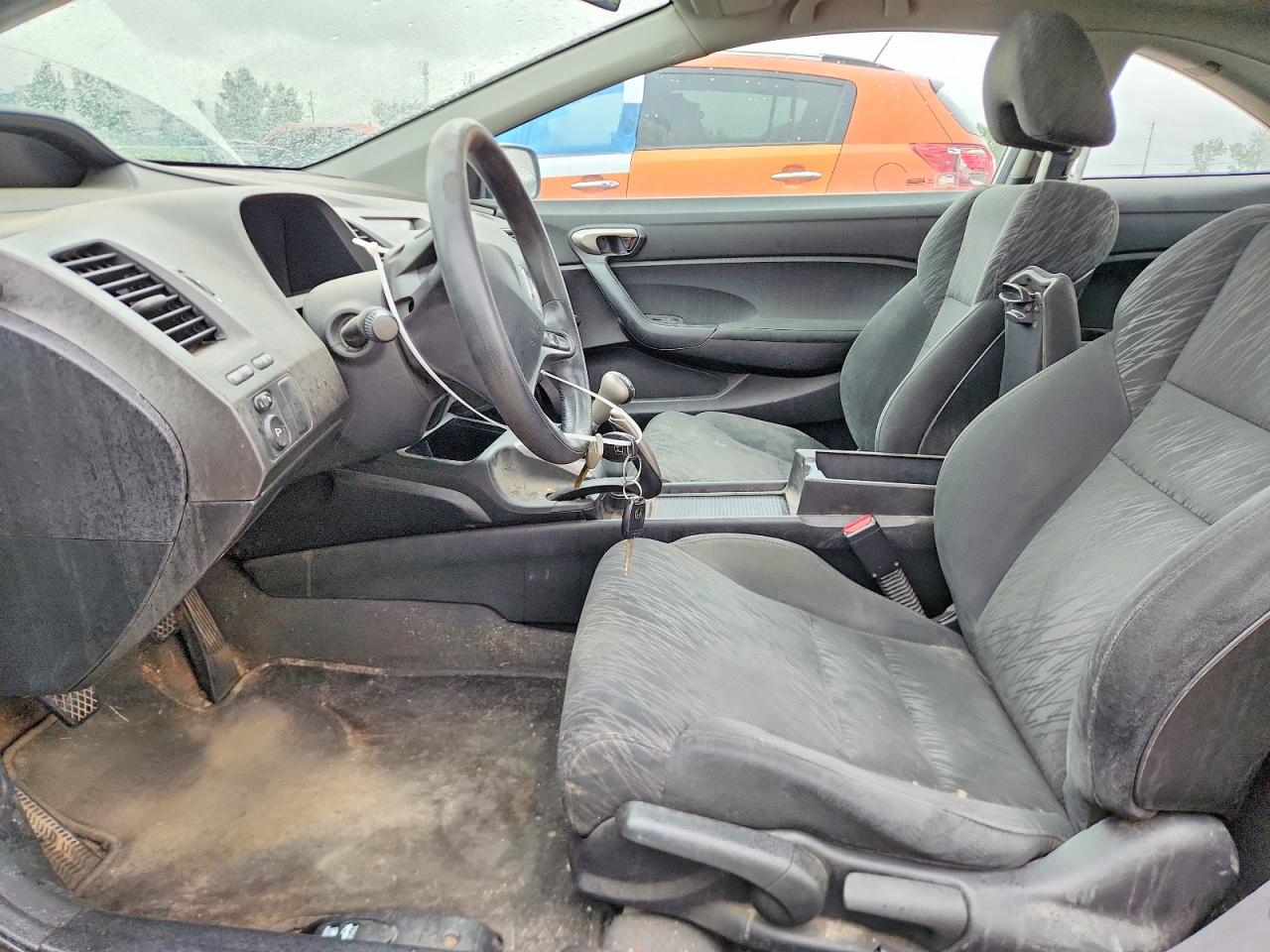 2008 Honda Civic Lx White vin: 2HGFG116X8H014236