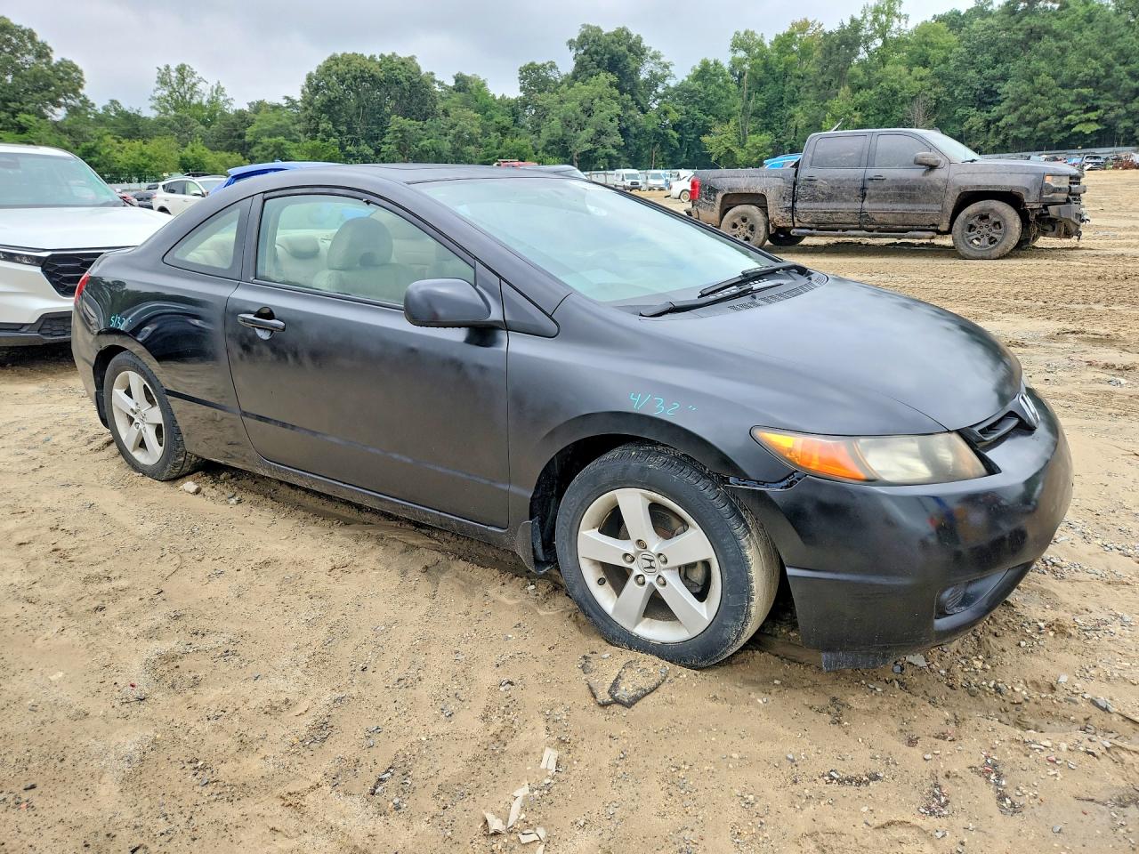 2006 Honda Civic Ex Black vin: 2HGFG11806H570487