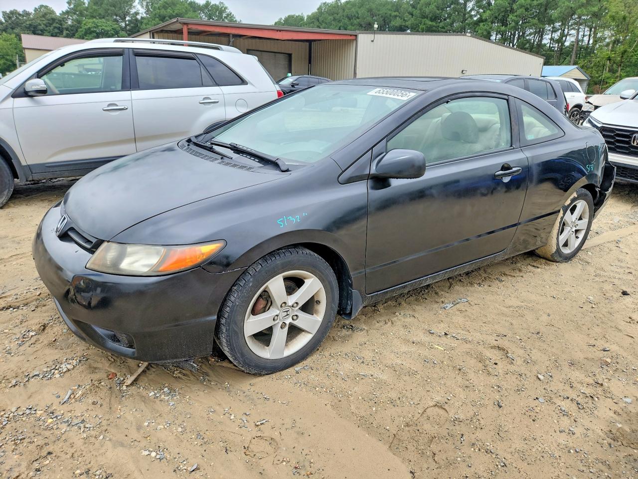 2006 Honda Civic Ex Black vin: 2HGFG11806H570487