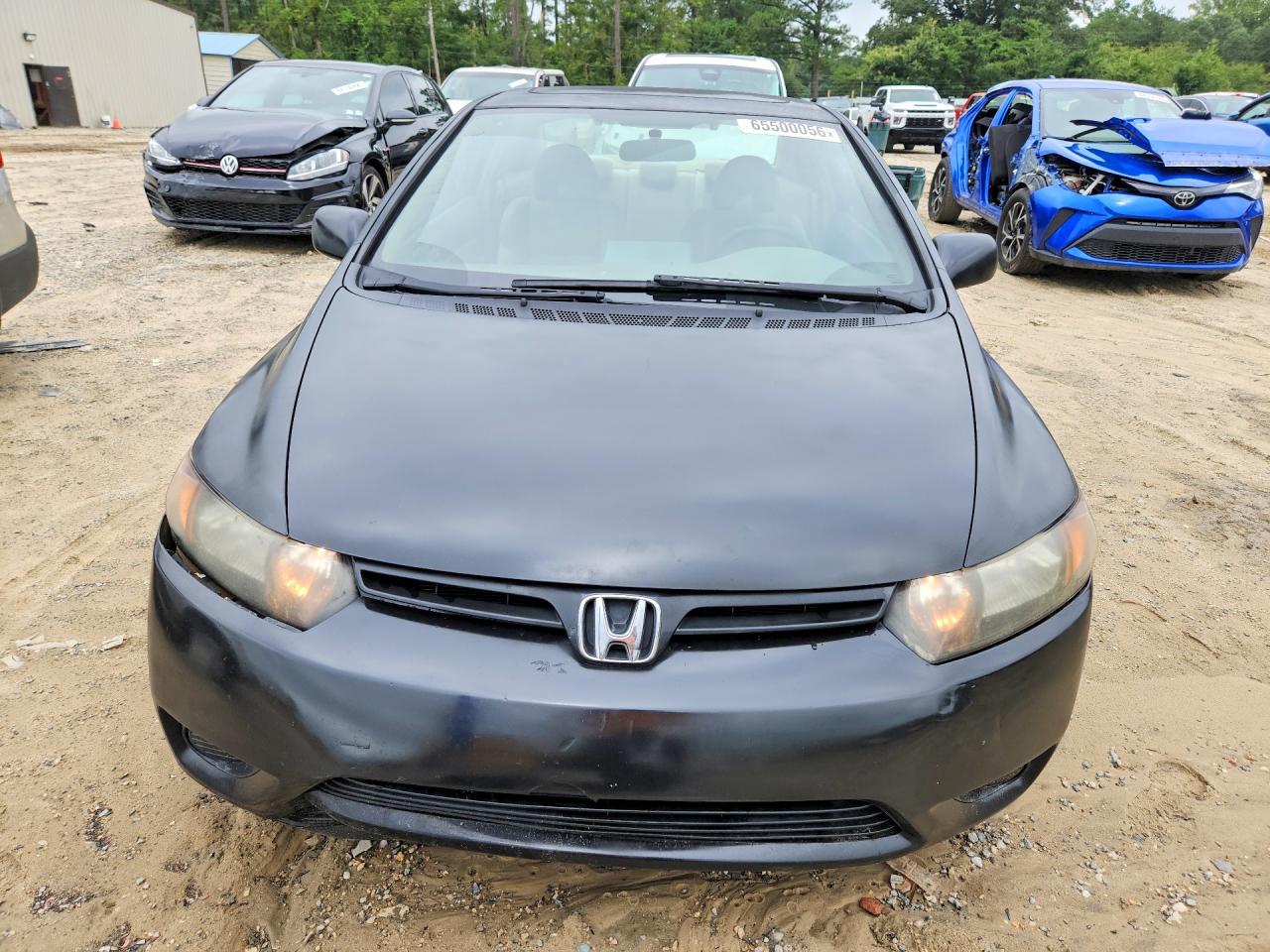 2006 Honda Civic Ex Black vin: 2HGFG11806H570487