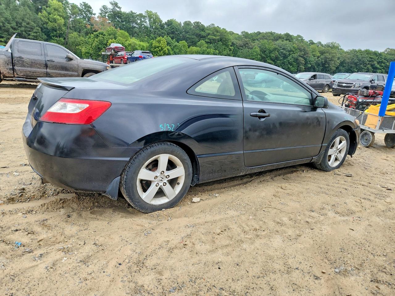 2006 Honda Civic Ex Black vin: 2HGFG11806H570487