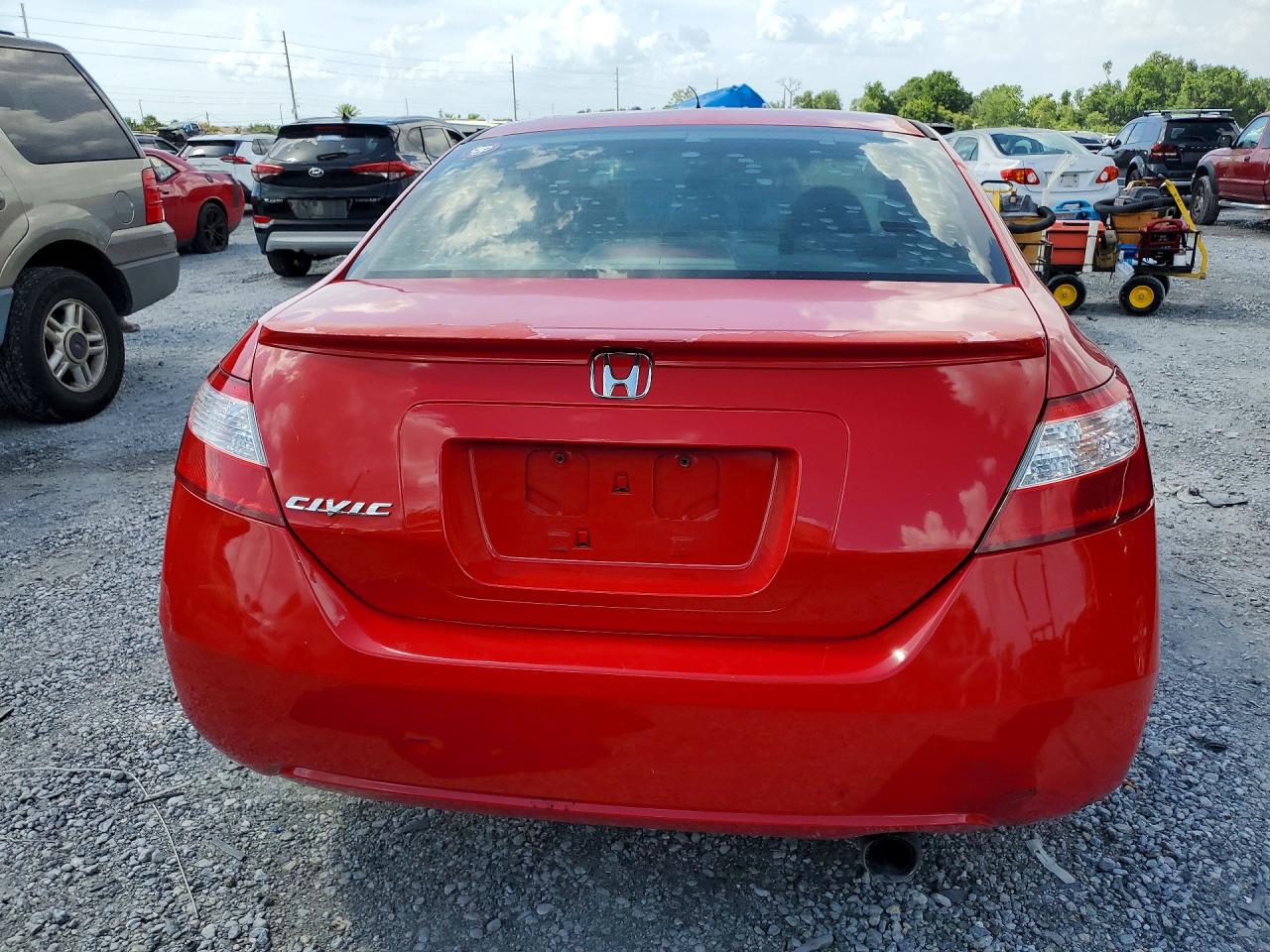 2007 Honda Civic Ex Red vin: 2HGFG11807H565310