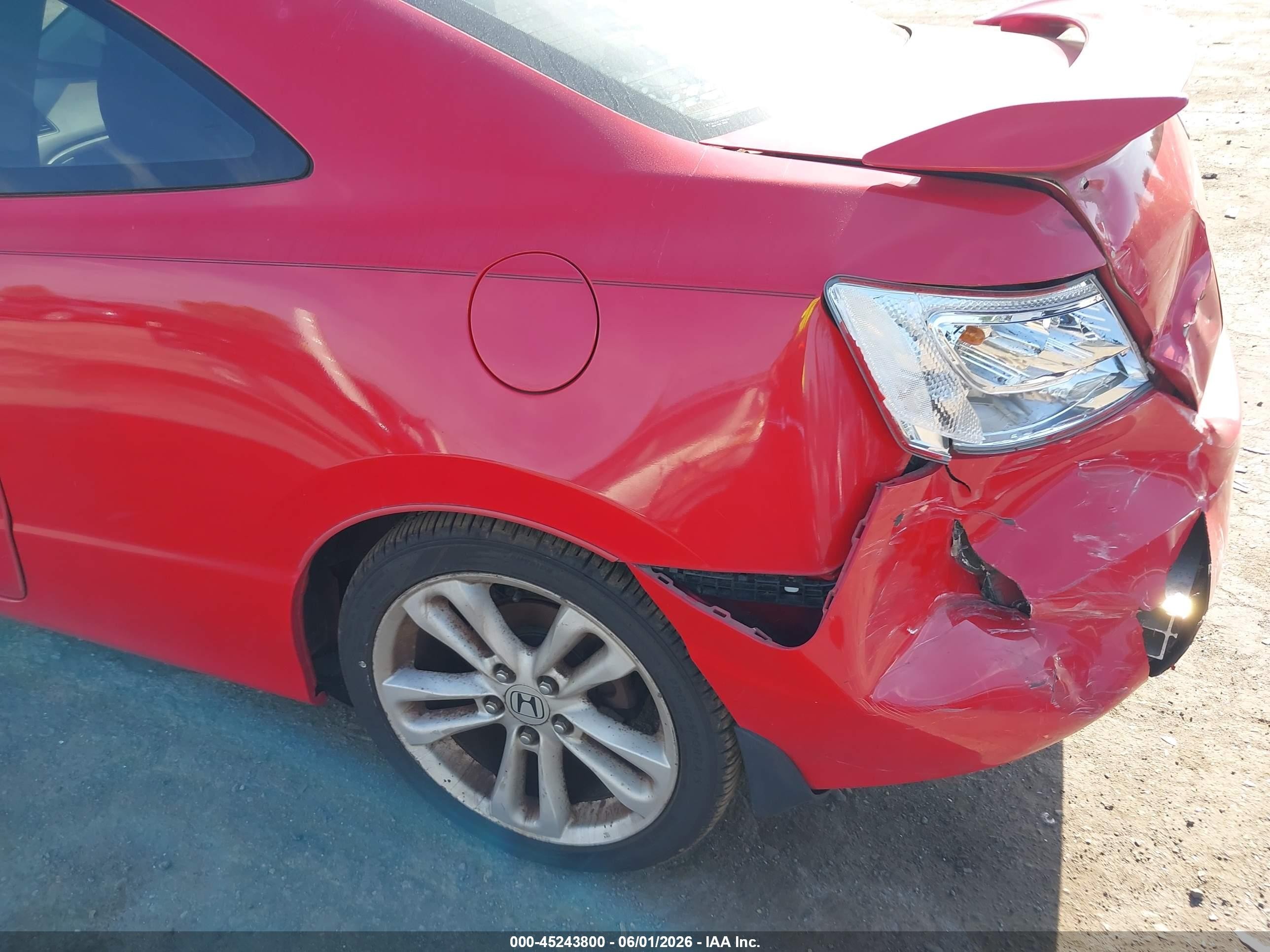 2008 Honda Civic Ex Красный vin: 2HGFG11808H525617