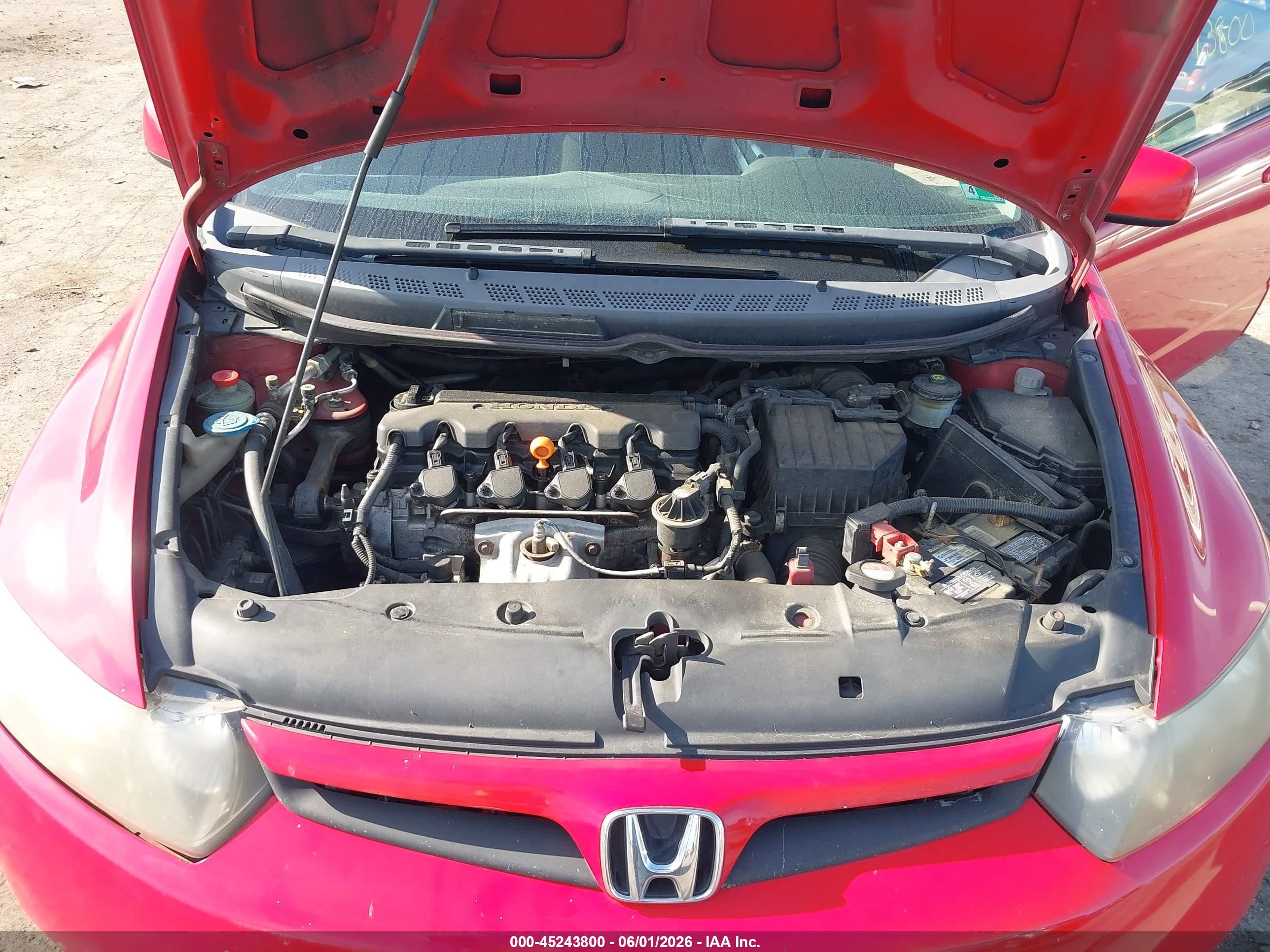 2008 Honda Civic Ex Красный vin: 2HGFG11808H525617