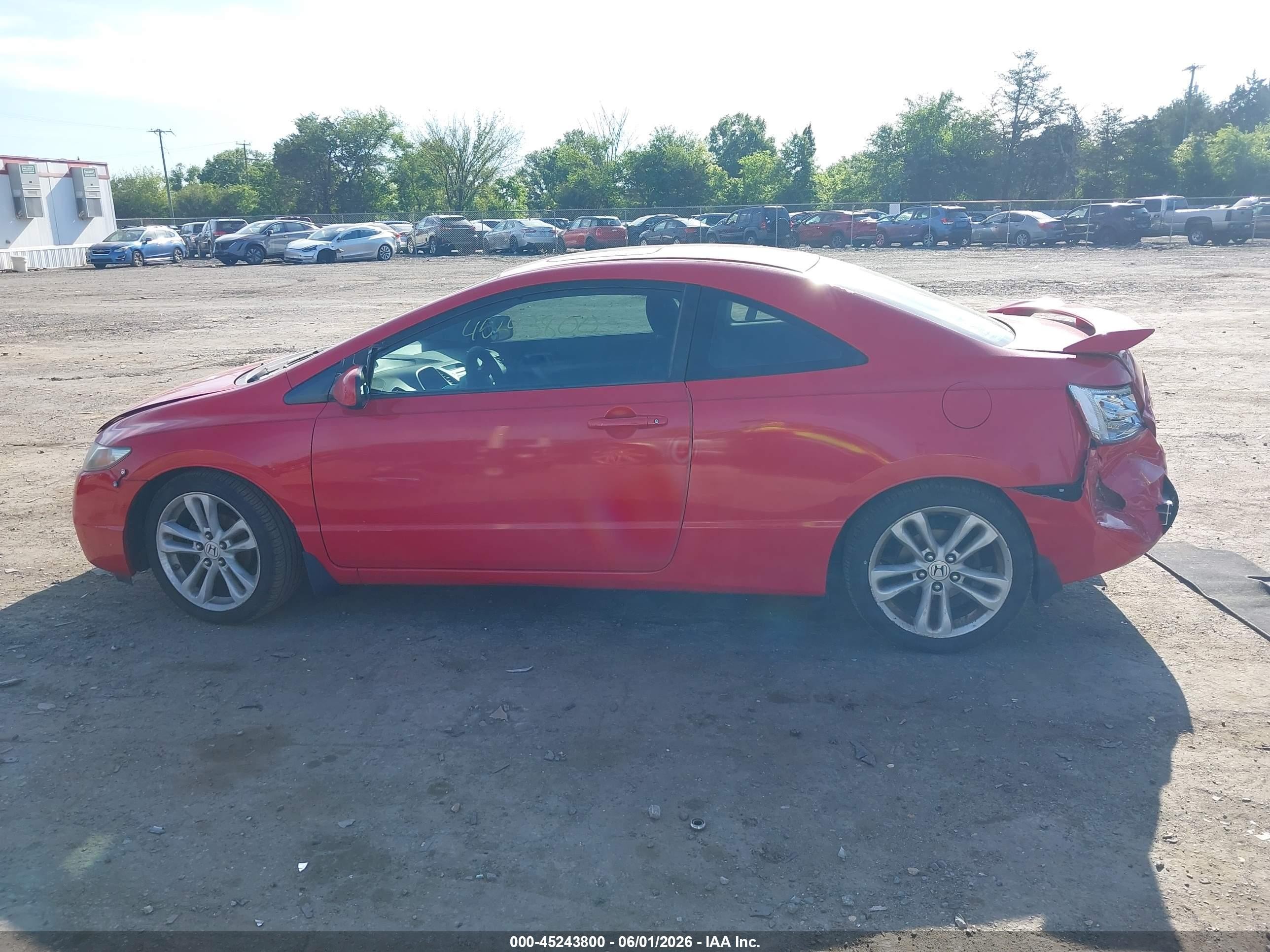 2008 Honda Civic Ex Красный vin: 2HGFG11808H525617