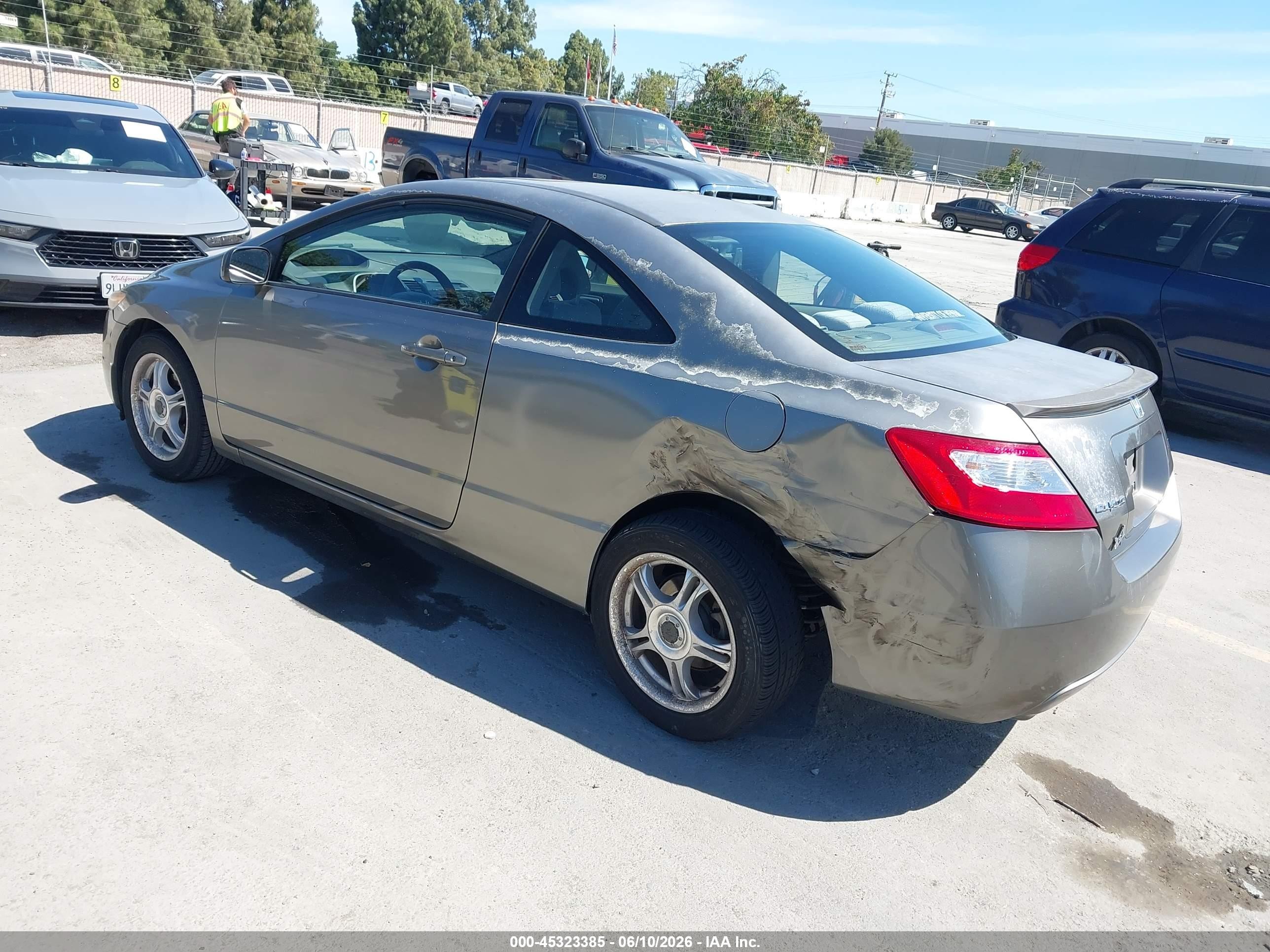 2007 Honda Civic Ex Gray vin: 2HGFG11817H547253