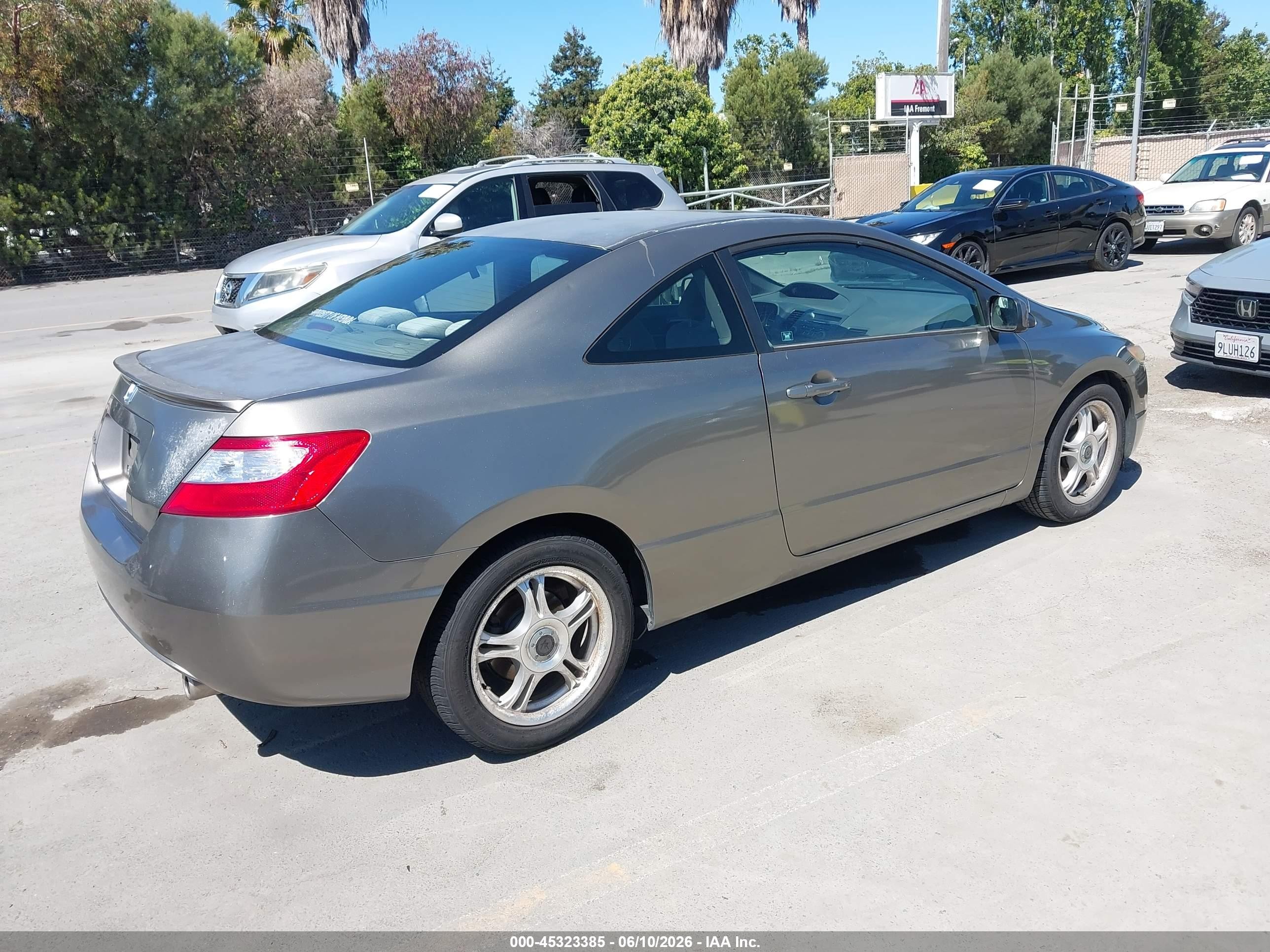 2007 Honda Civic Ex Gray vin: 2HGFG11817H547253