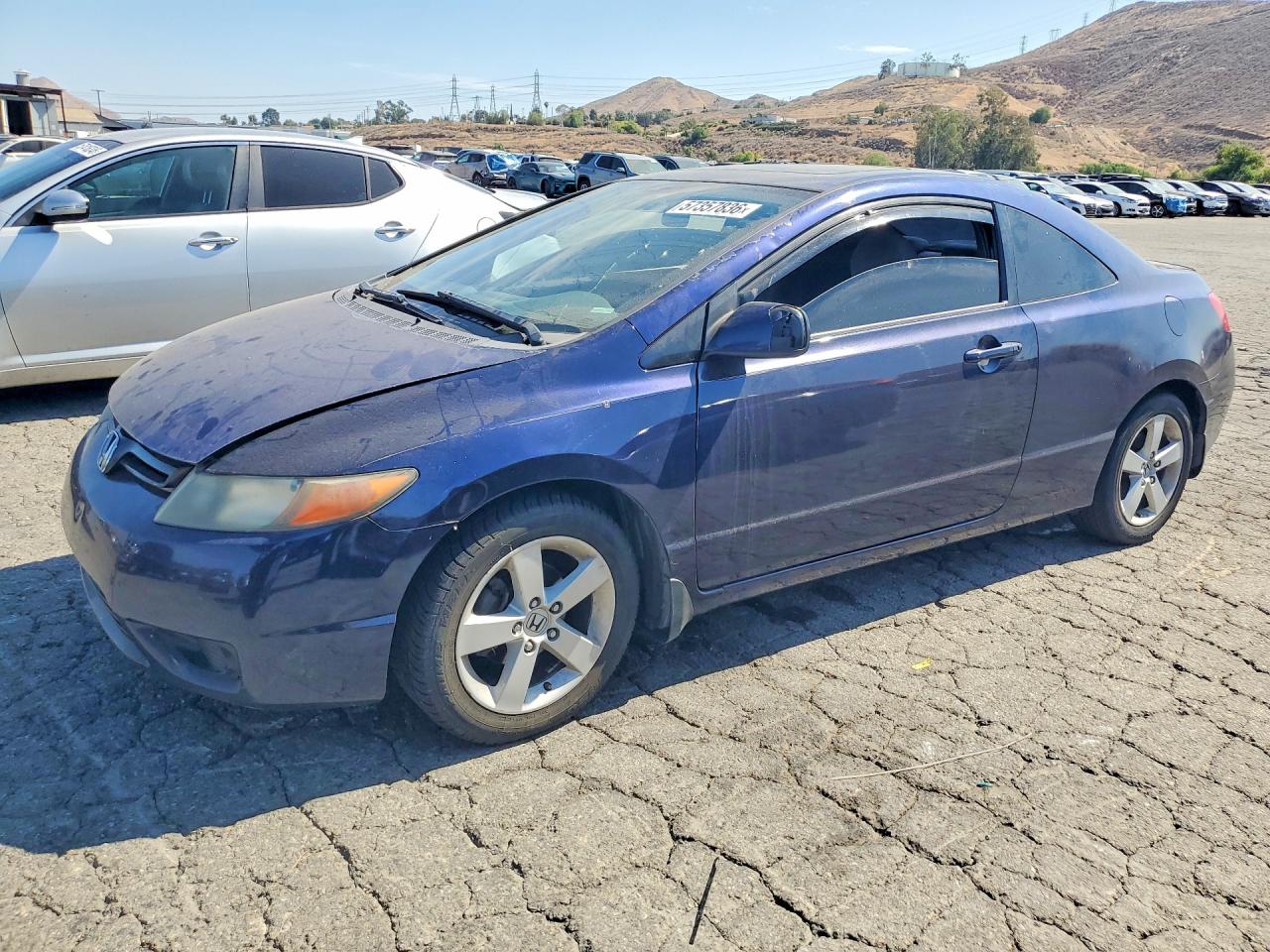 2008 Honda Civic Ex Blue vin: 2HGFG11818H534908