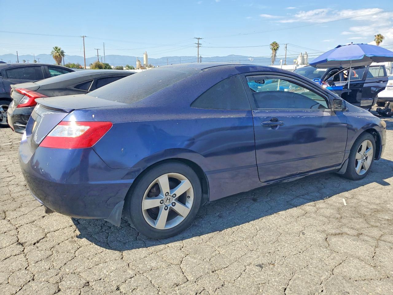2008 Honda Civic Ex Blue vin: 2HGFG11818H534908