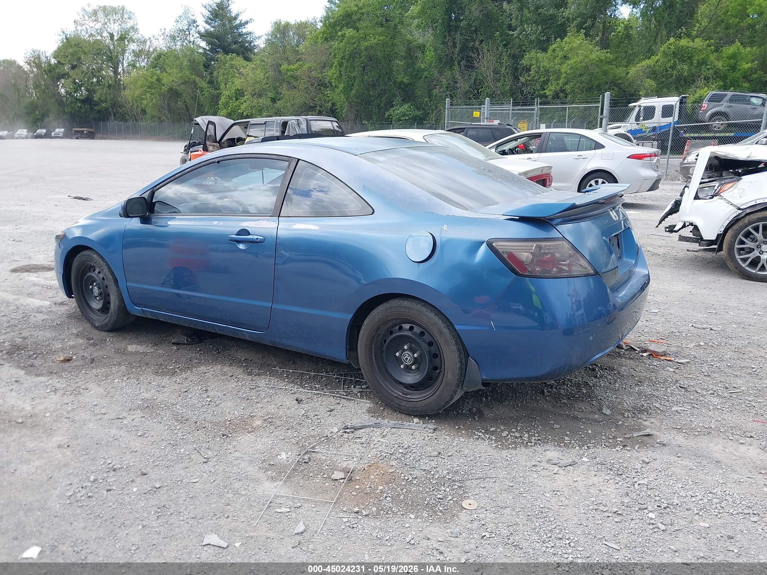 2006 Honda Civic Ex Blue vin: 2HGFG11826H501896
