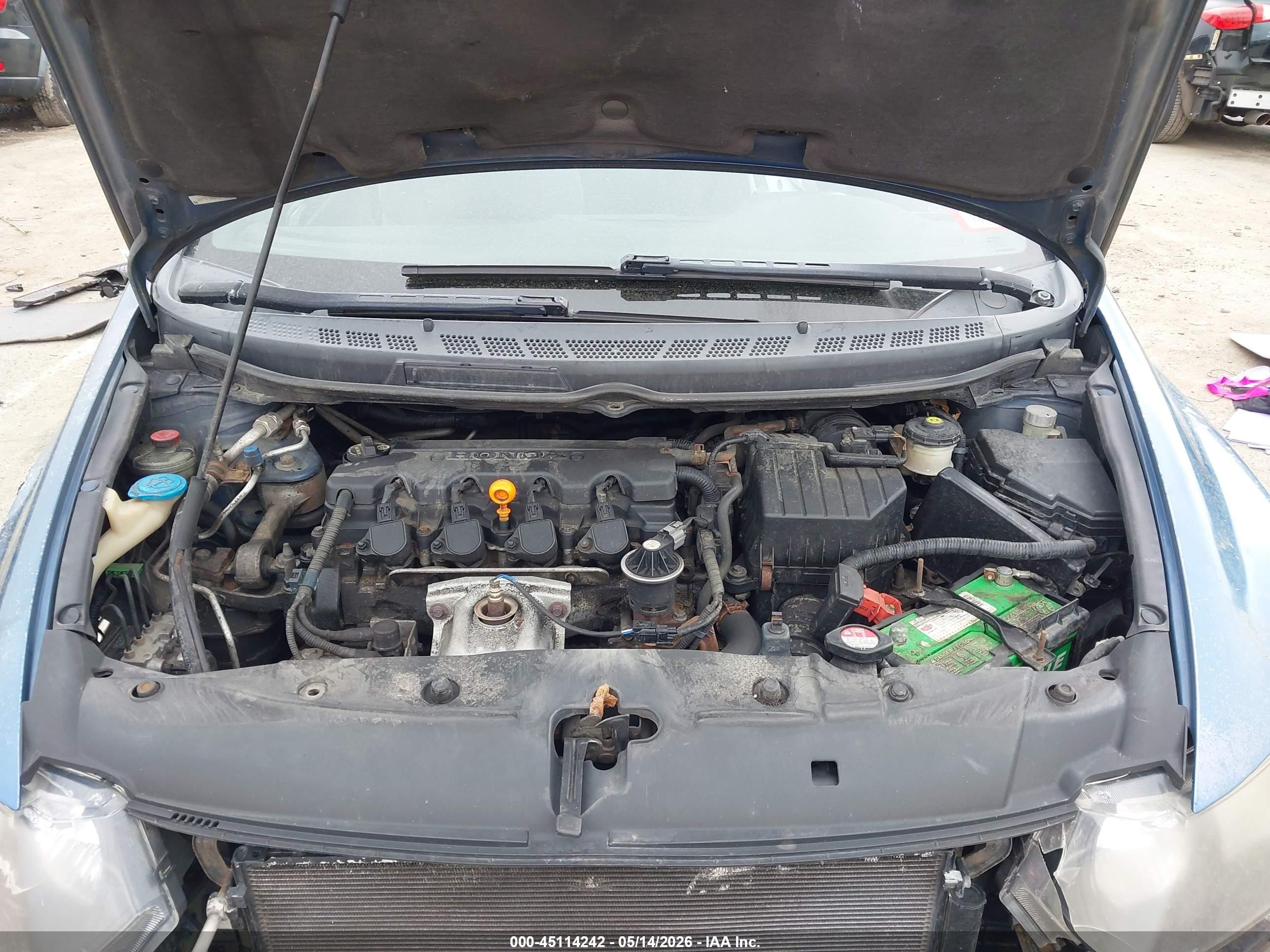 2006 Honda Civic Ex Blue vin: 2HGFG11826H517967