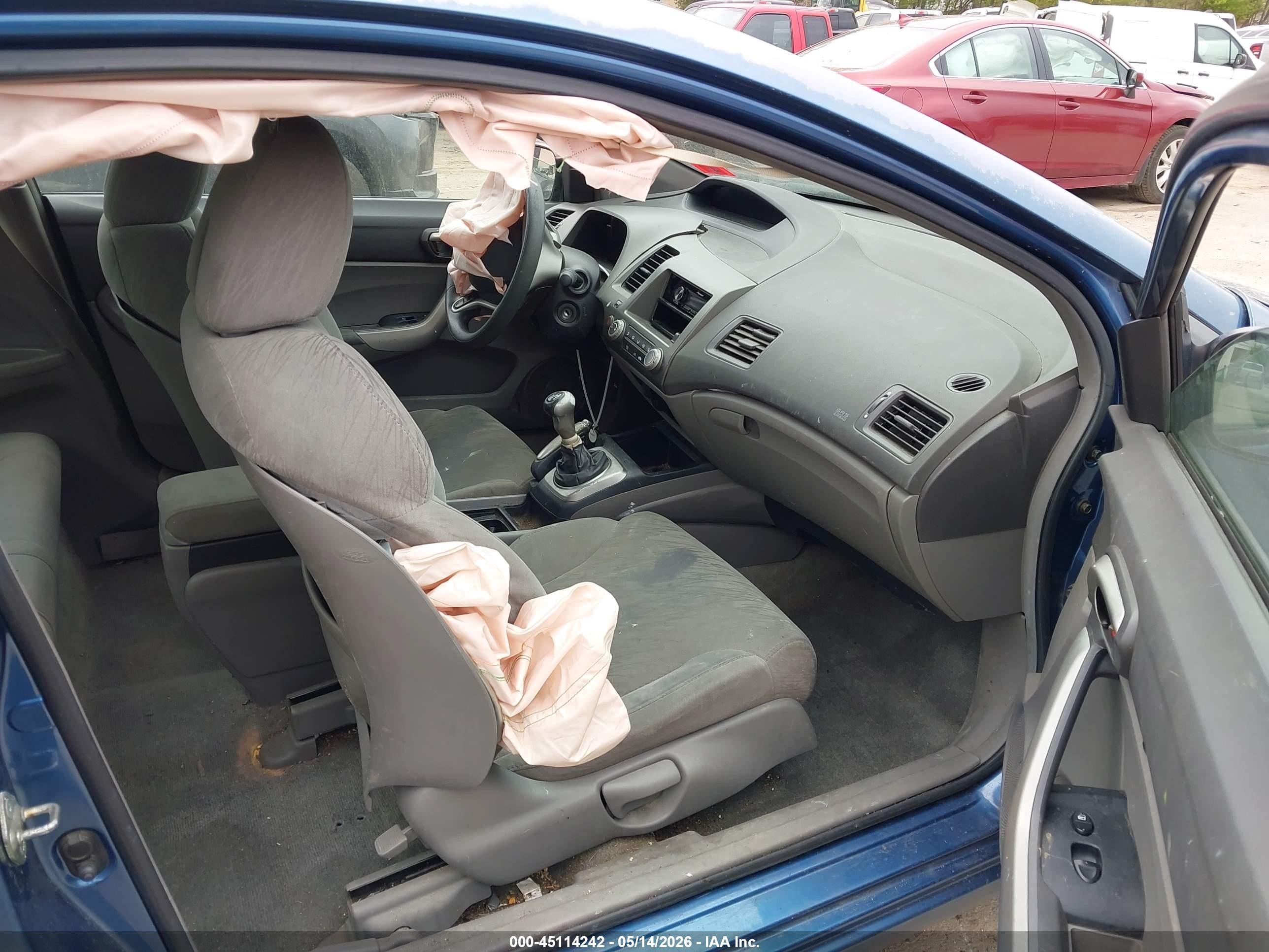 2006 Honda Civic Ex Blue vin: 2HGFG11826H517967