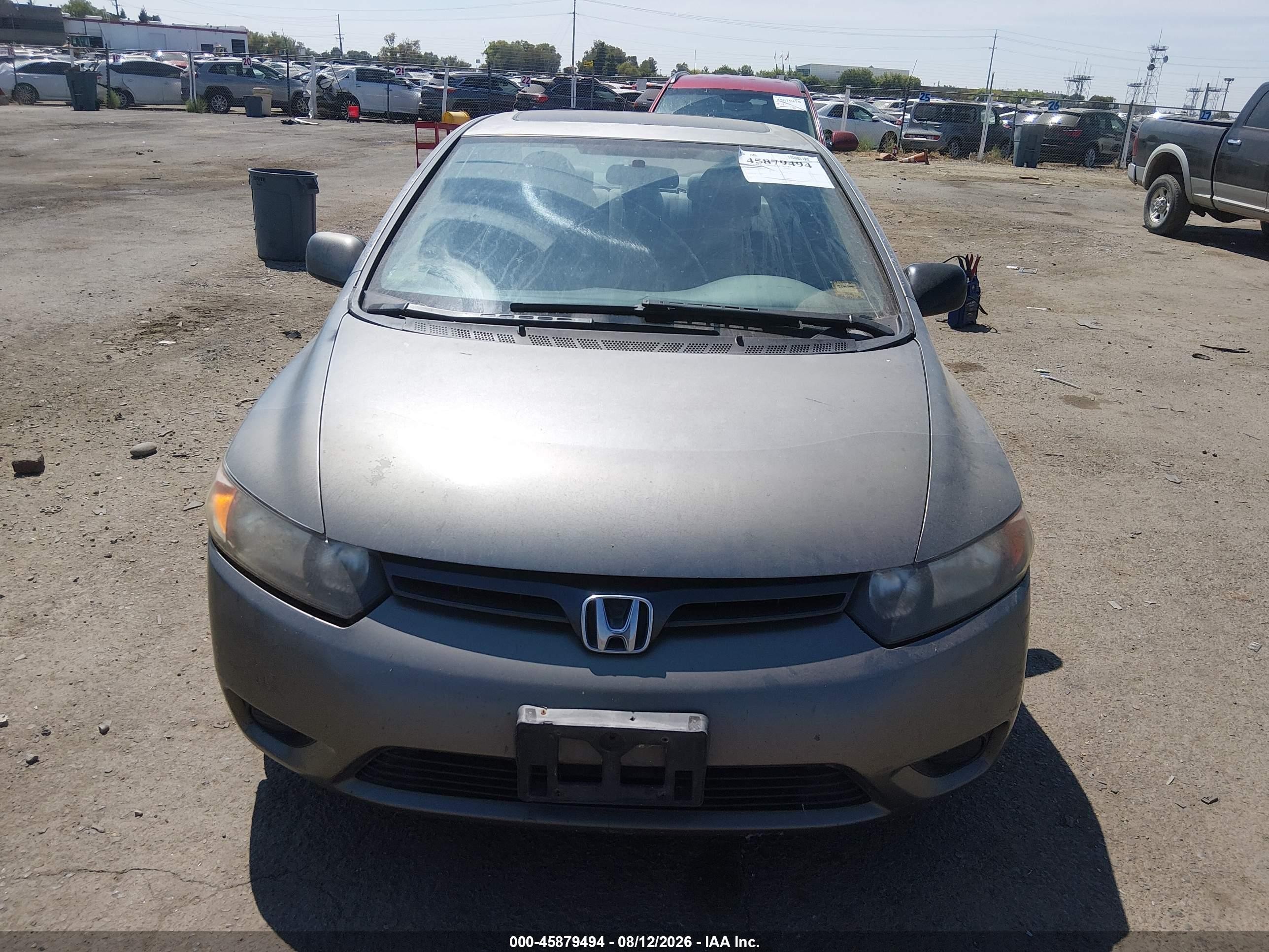 2006 Honda Civic Ex Gray vin: 2HGFG11826H528838