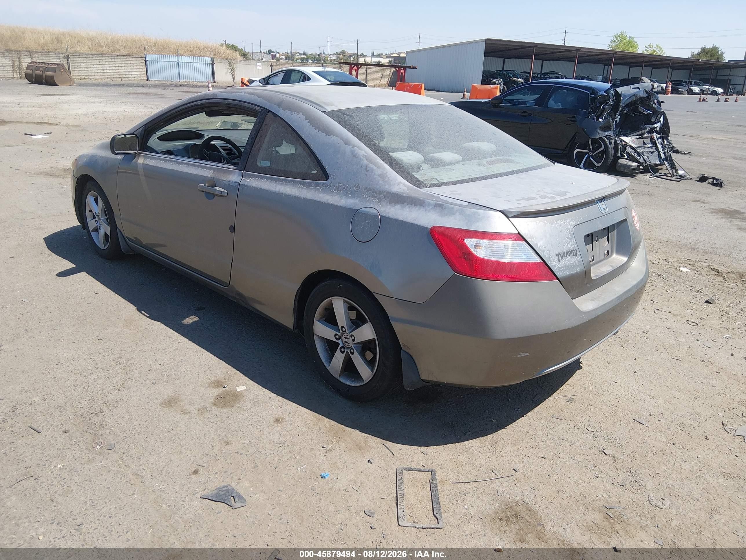 2006 Honda Civic Ex Gray vin: 2HGFG11826H528838