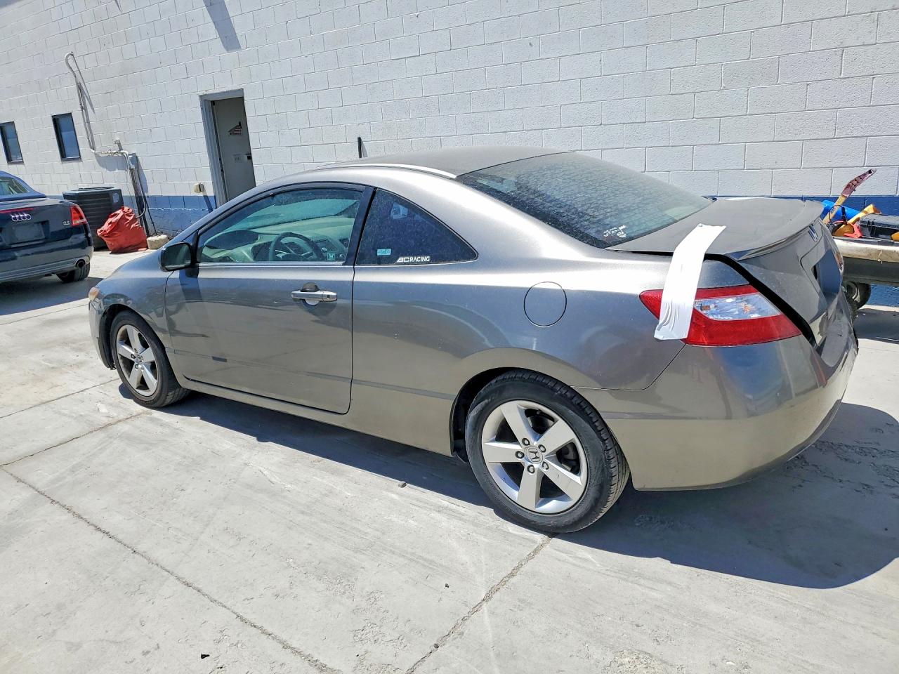 2007 Honda Civic Ex Gray vin: 2HGFG11827H501897
