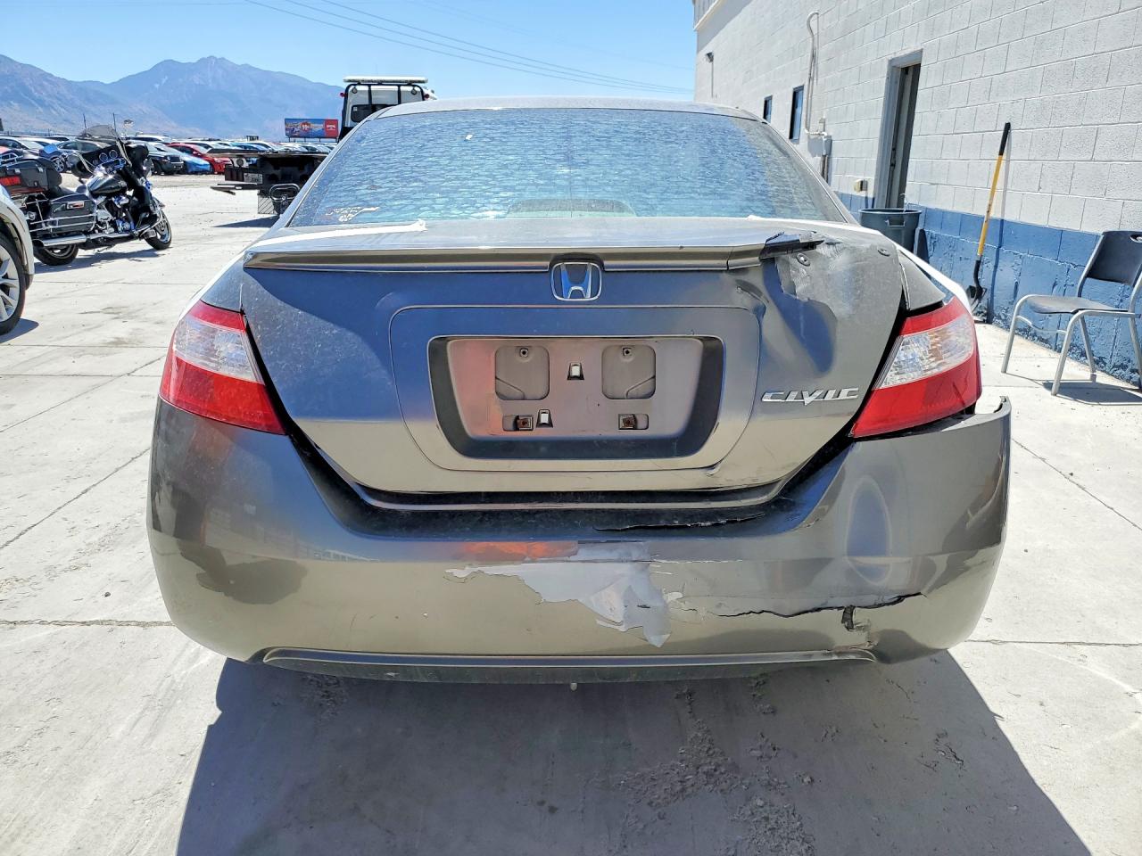 2007 Honda Civic Ex Gray vin: 2HGFG11827H501897