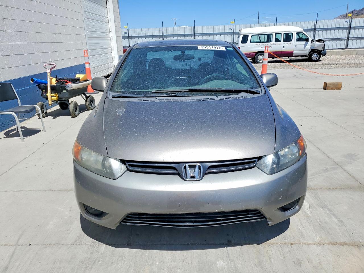2007 Honda Civic Ex Gray vin: 2HGFG11827H501897