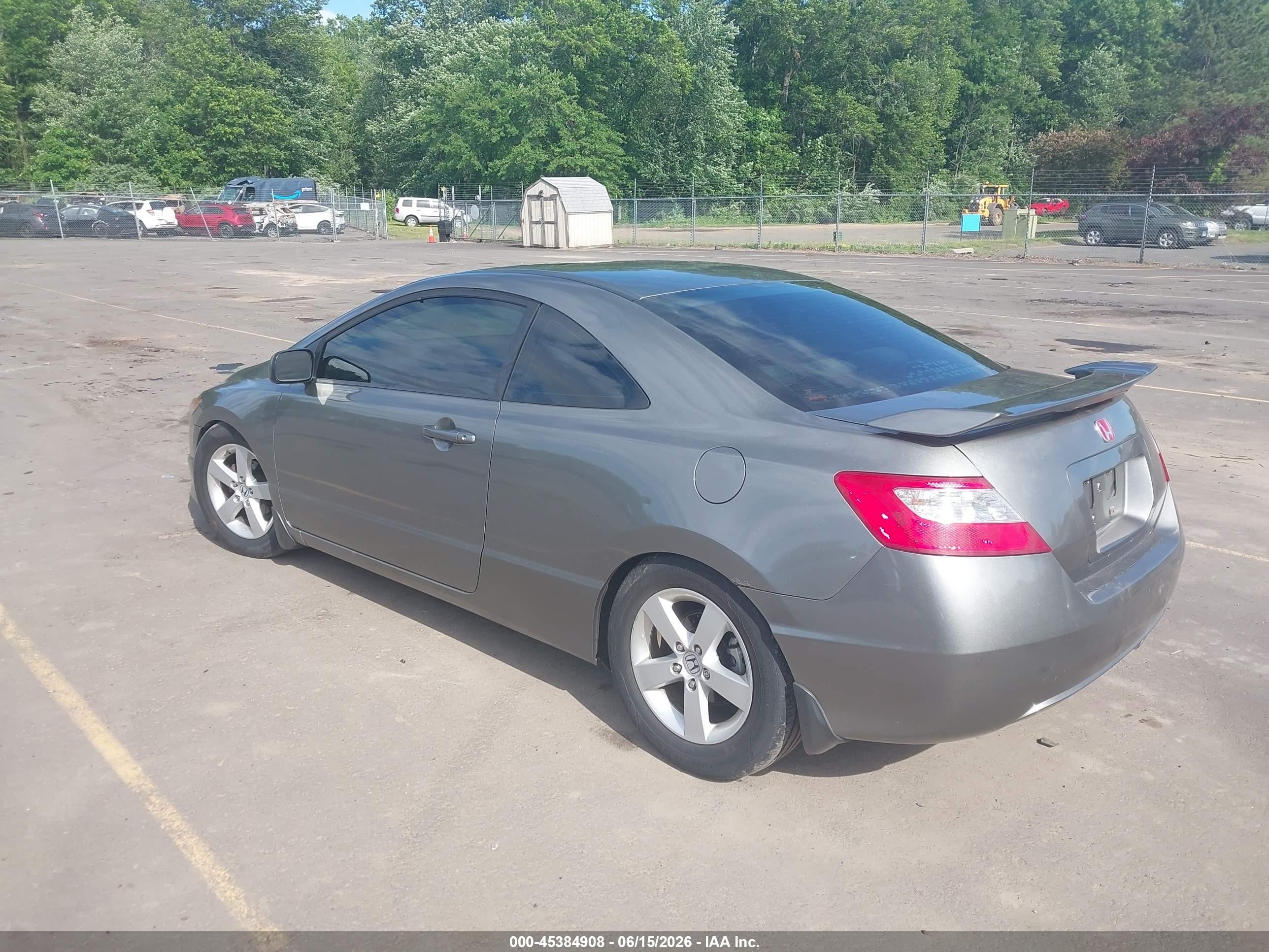 2008 Honda Civic Ex Gray vin: 2HGFG11828H509841