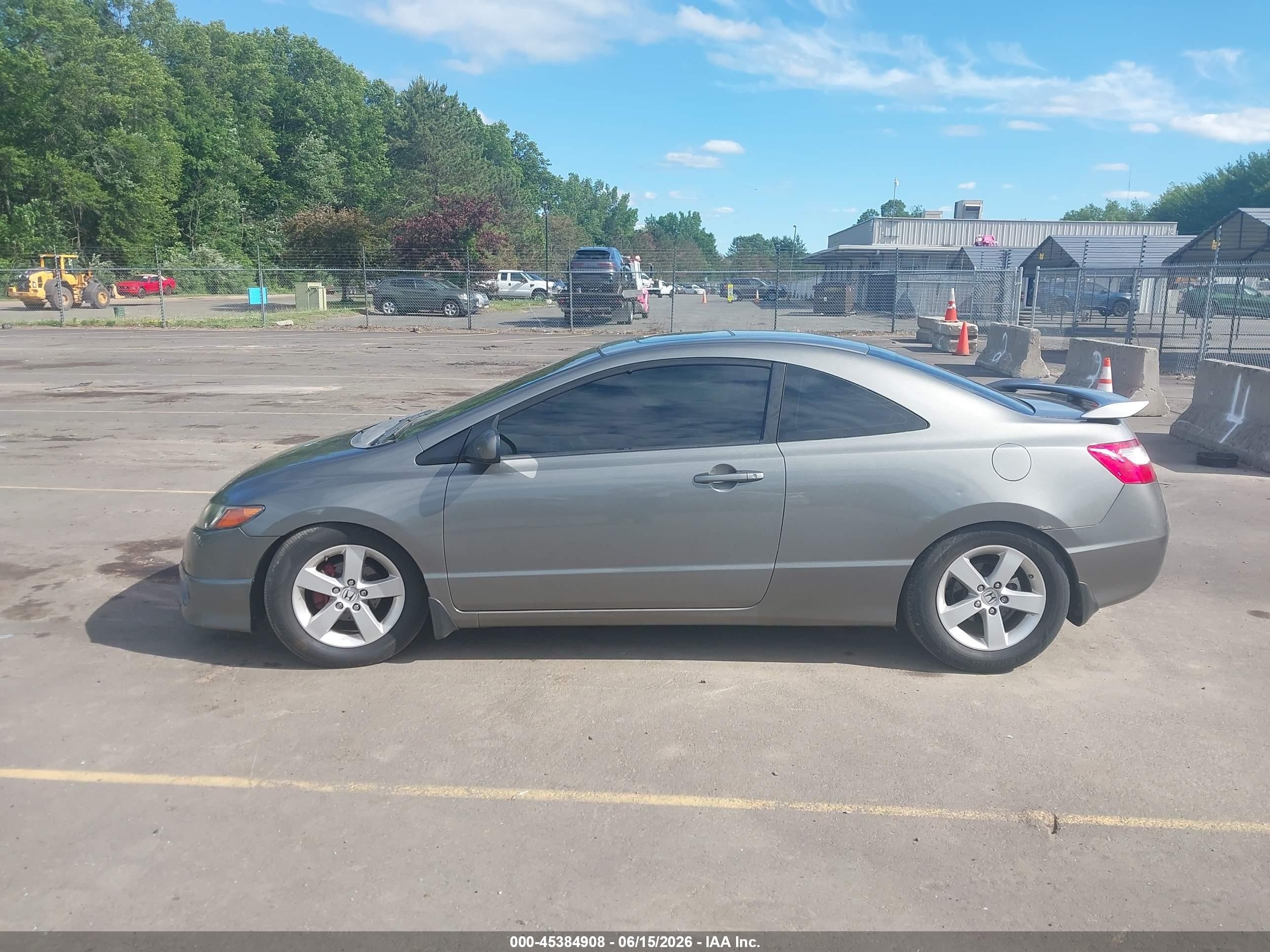 2008 Honda Civic Ex Gray vin: 2HGFG11828H509841