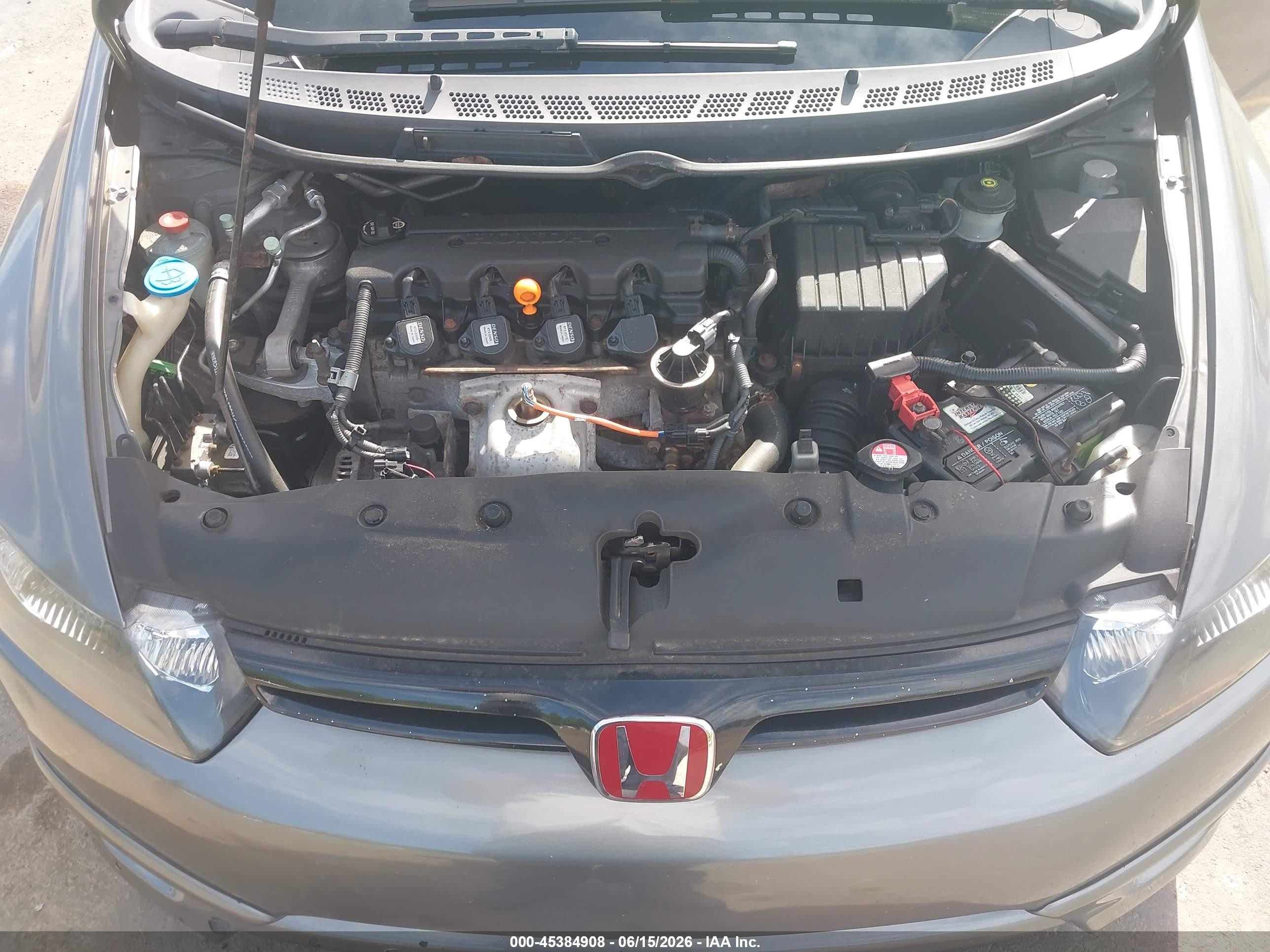 2008 Honda Civic Ex Gray vin: 2HGFG11828H509841
