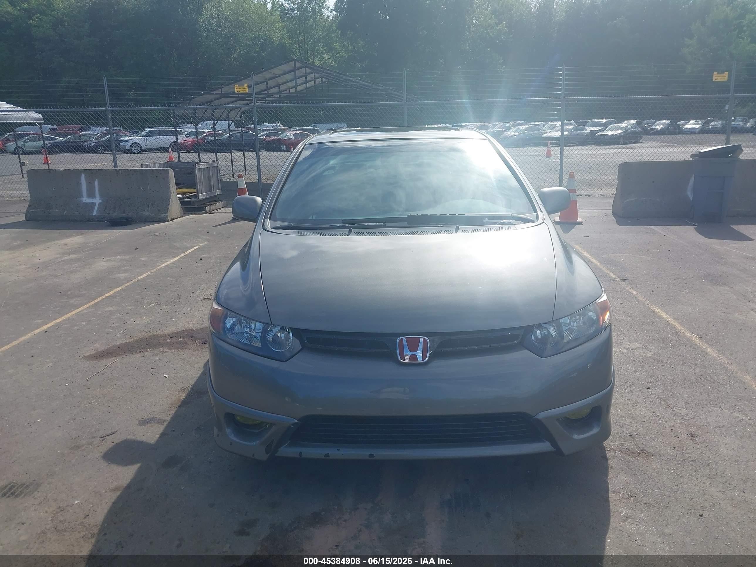 2008 Honda Civic Ex Gray vin: 2HGFG11828H509841