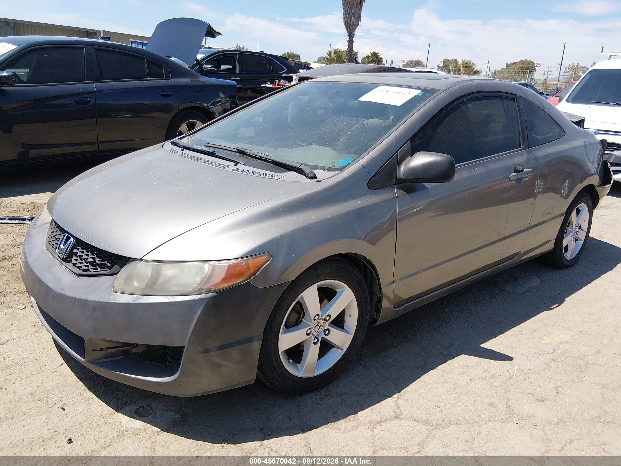 2008 Honda Civic Ex Серый vin: 2HGFG11828H528776