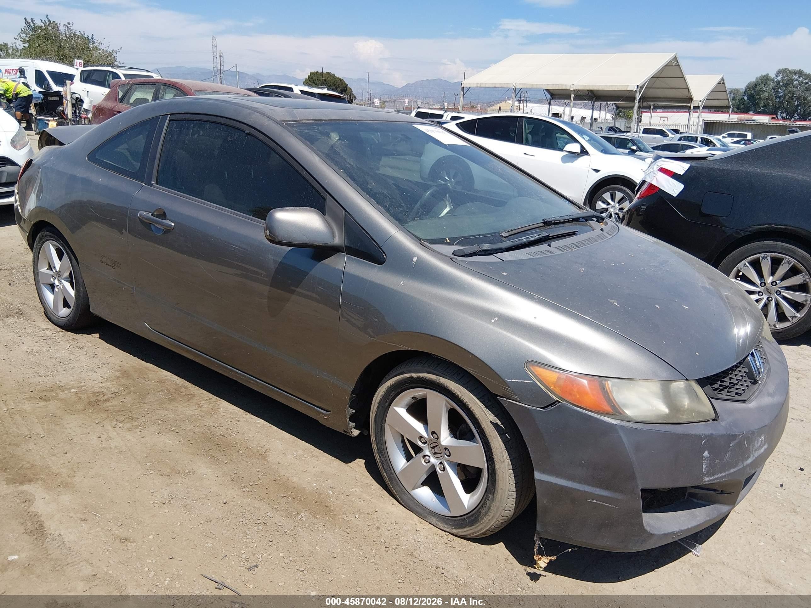 2008 Honda Civic Ex Gray vin: 2HGFG11828H528776