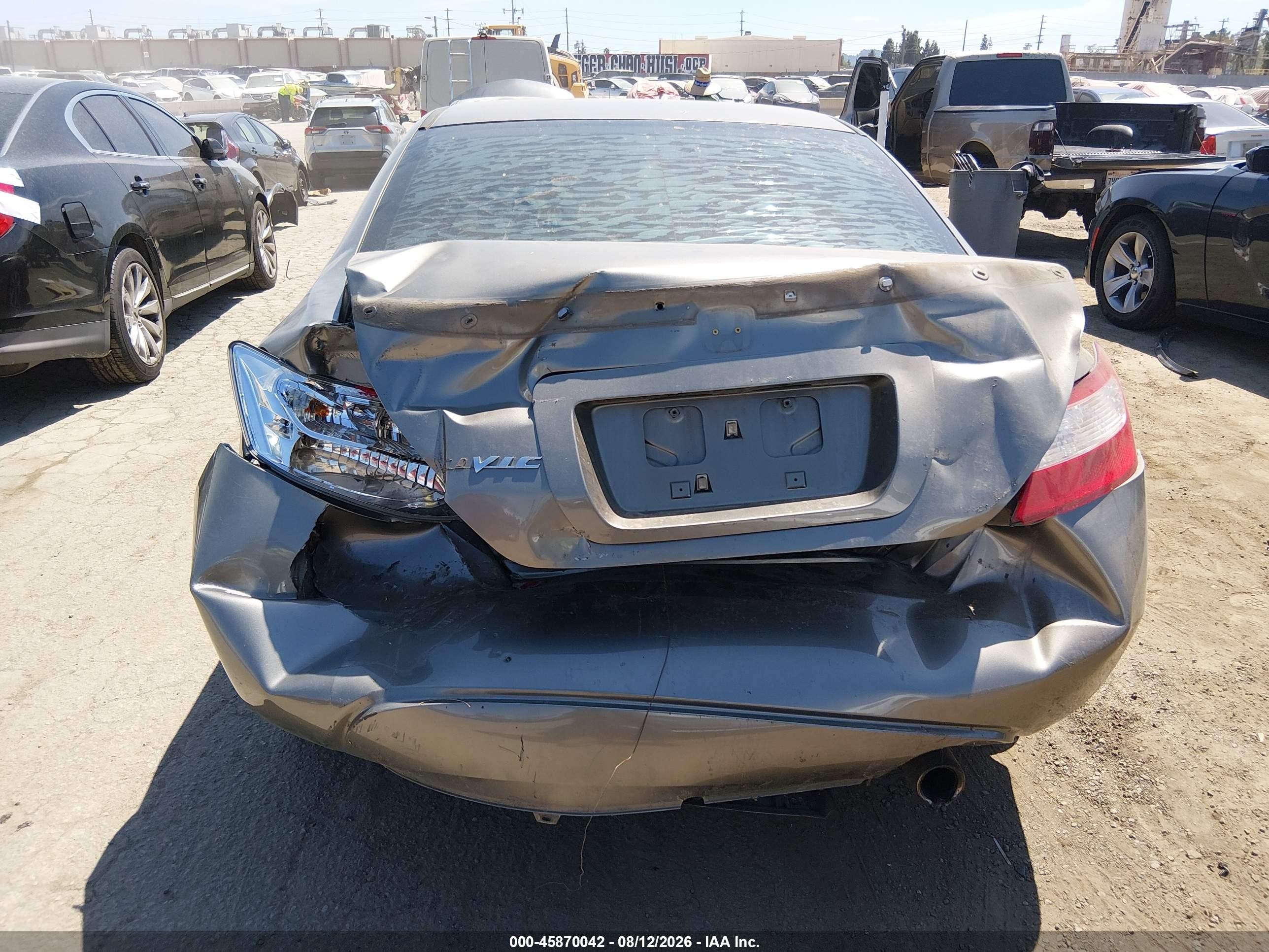 2008 Honda Civic Ex Серый vin: 2HGFG11828H528776
