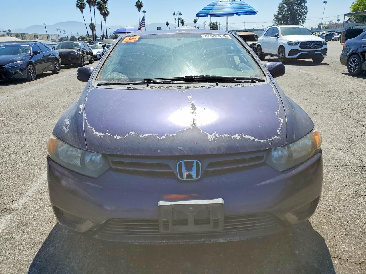 2008 Honda Civic Ex Blue vin: 2HGFG11828H578089