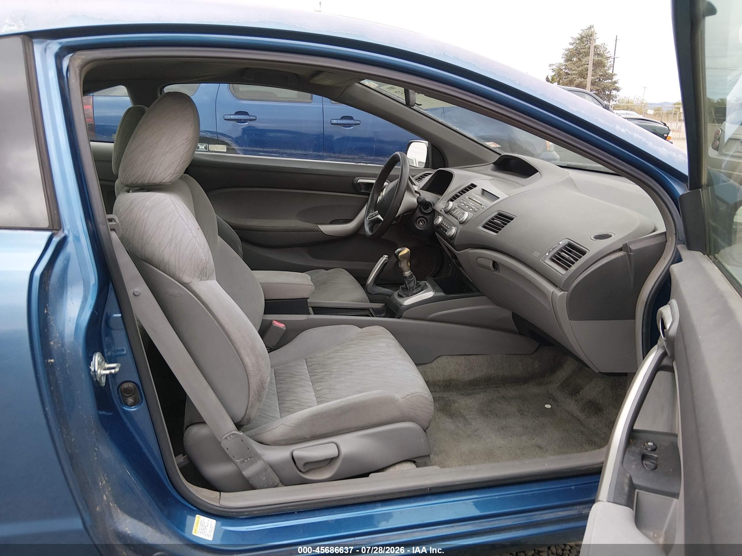 2006 Honda Civic Ex Blue vin: 2HGFG11836H502796
