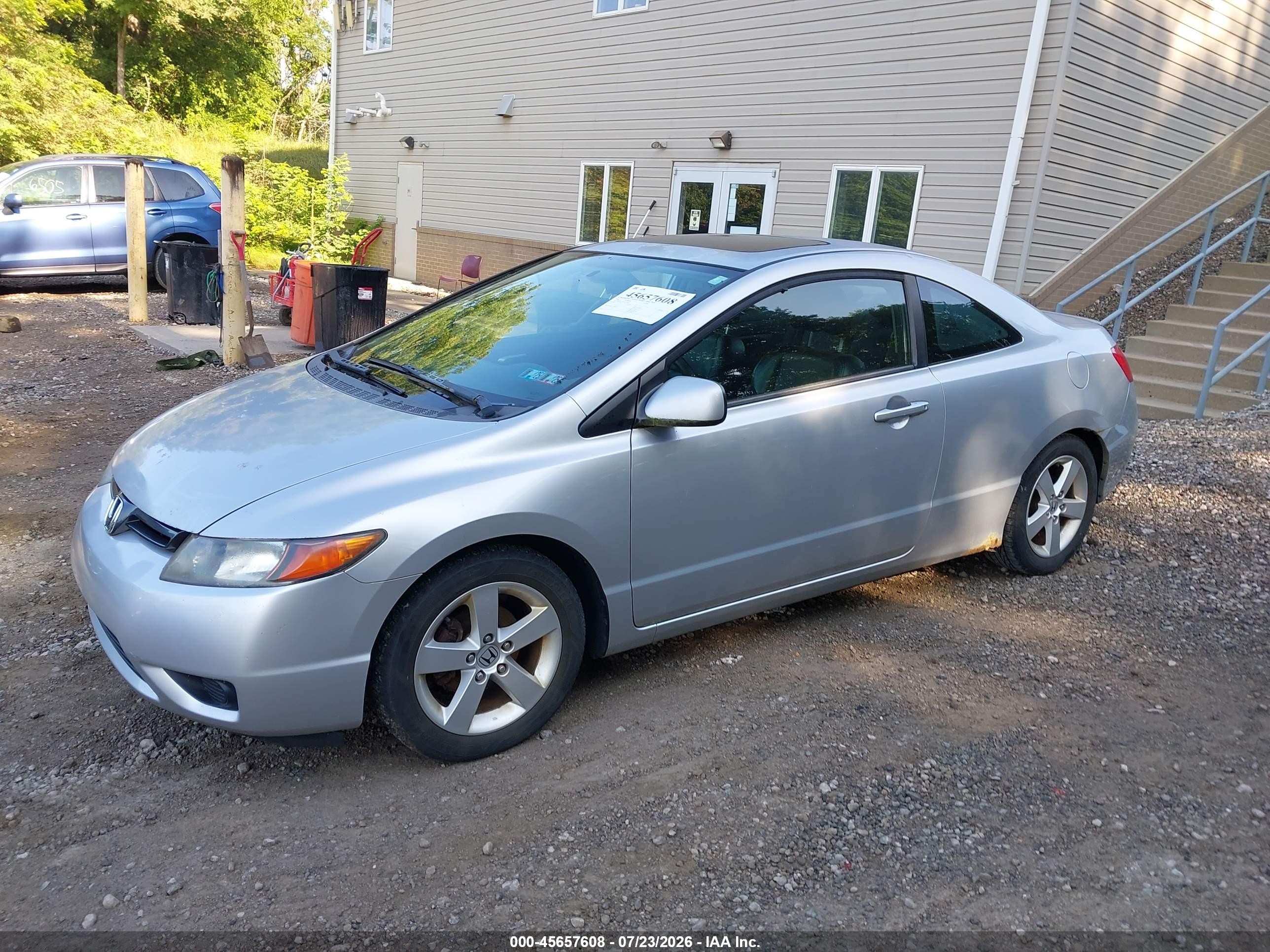 2006 Honda Civic Ex Silver vin: 2HGFG11836H524409