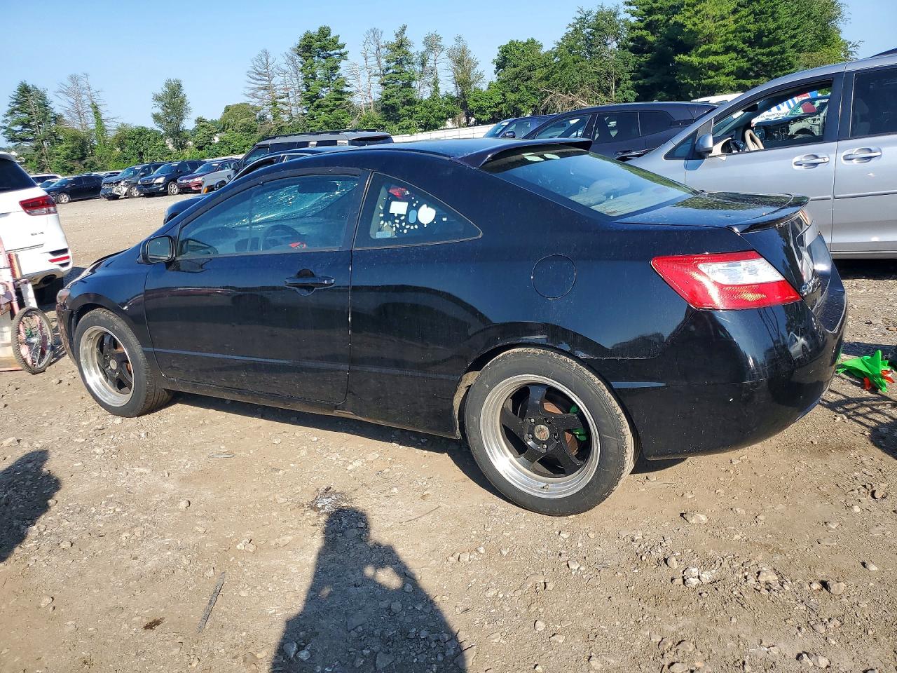 2008 Honda Civic Ex Black vin: 2HGFG11838H504311