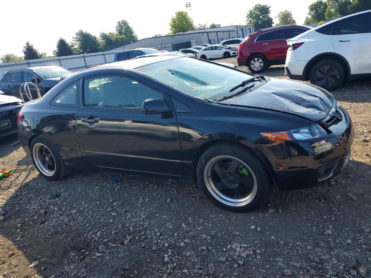 2008 Honda Civic Ex Black vin: 2HGFG11838H504311